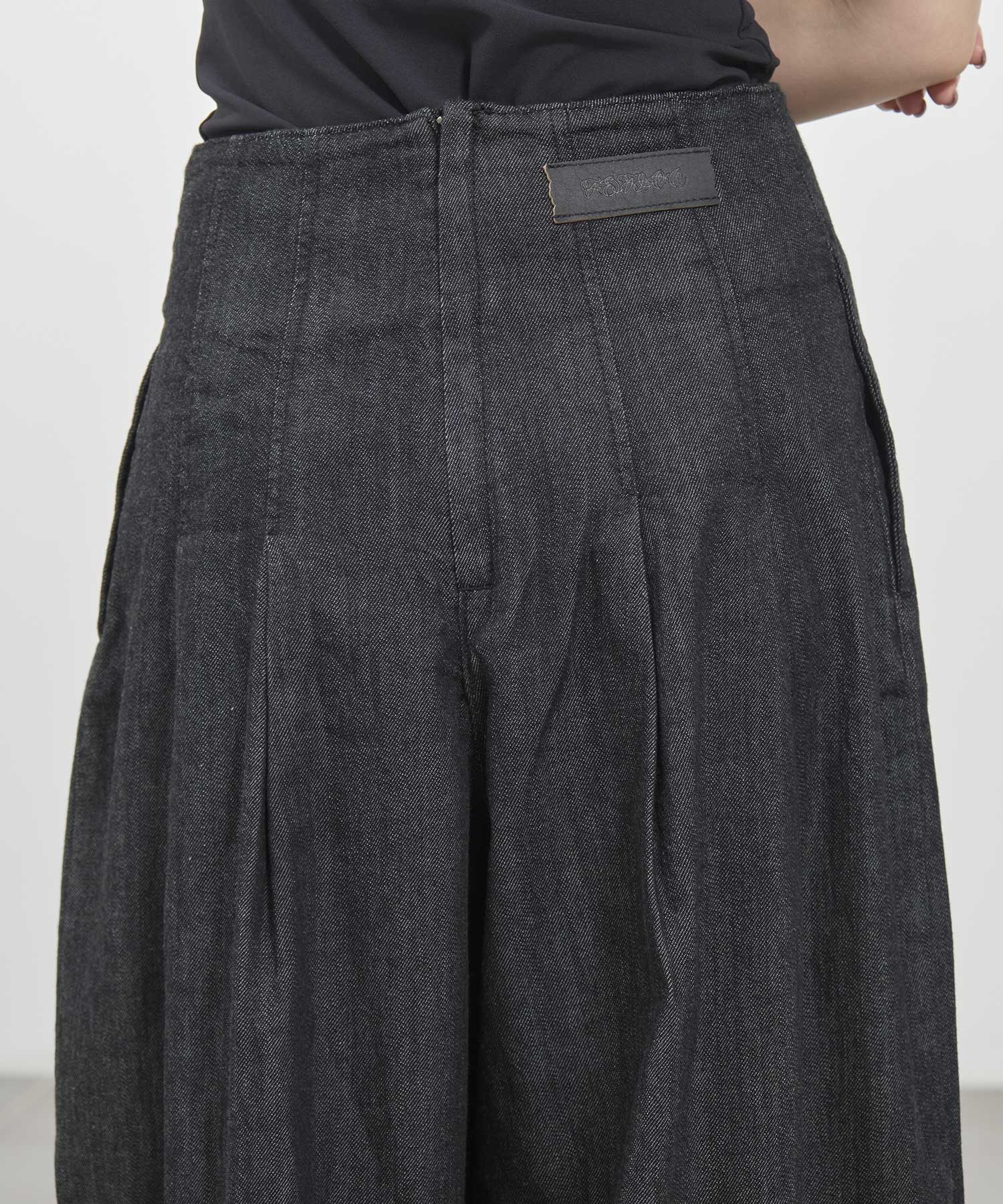 Pleated wide-legged jeans FETICO
