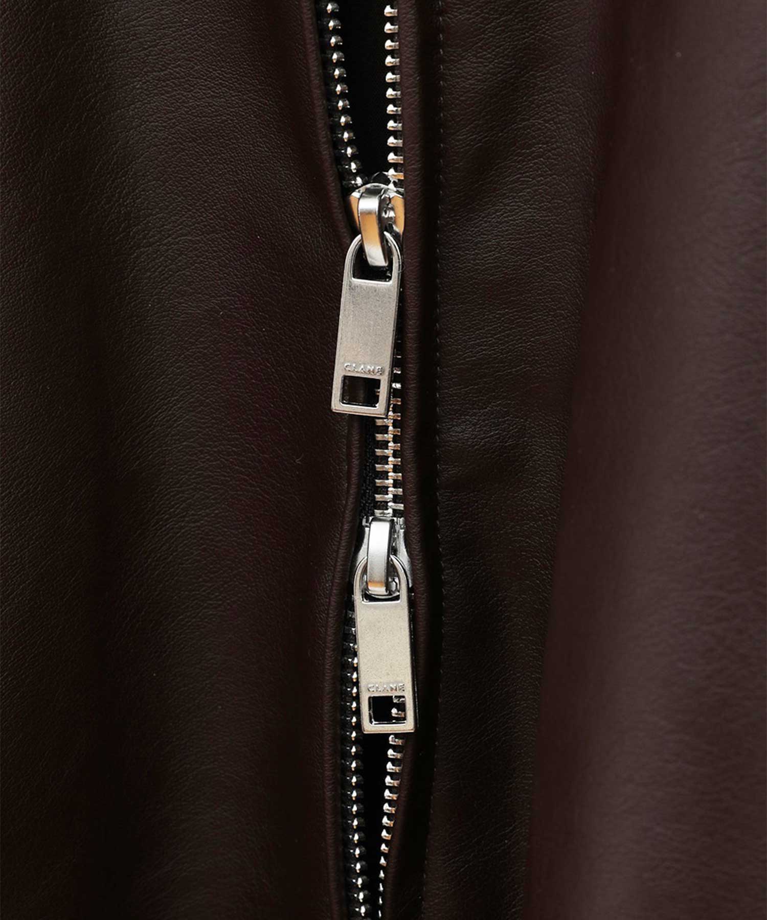FAKE LEATHER BALLOON JACKET CLANE