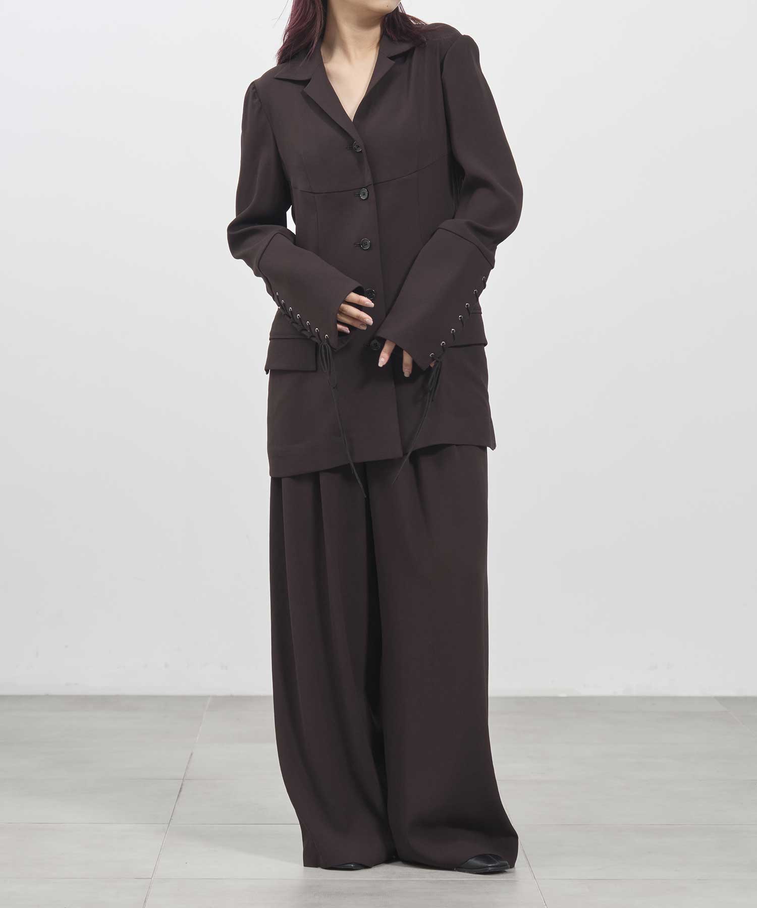 Crepe shirt jacket FETICO