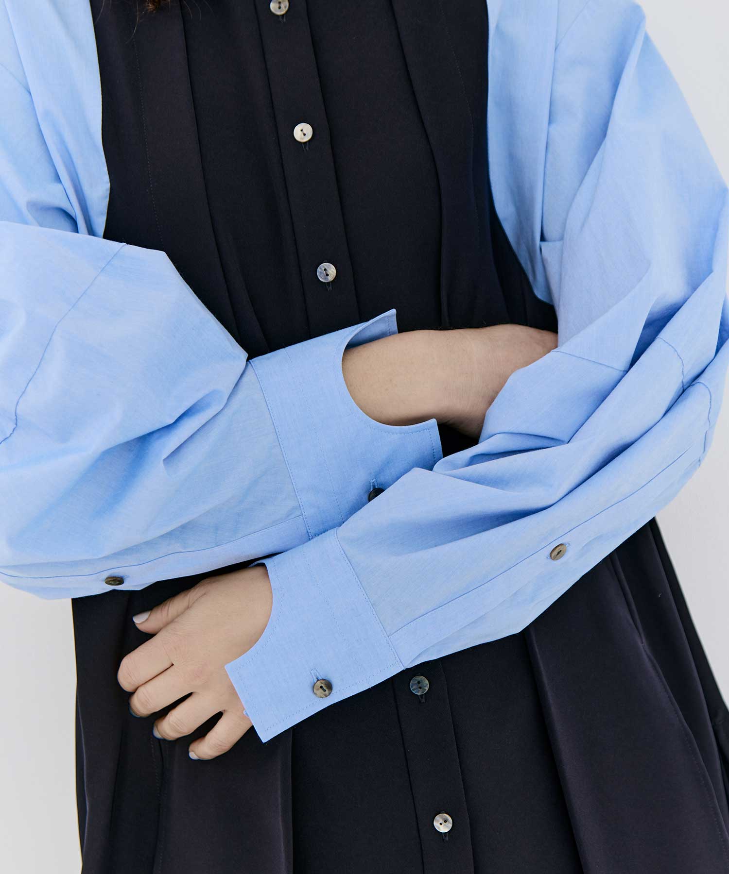 PANEL-HEM PULLOVER ENFOLD