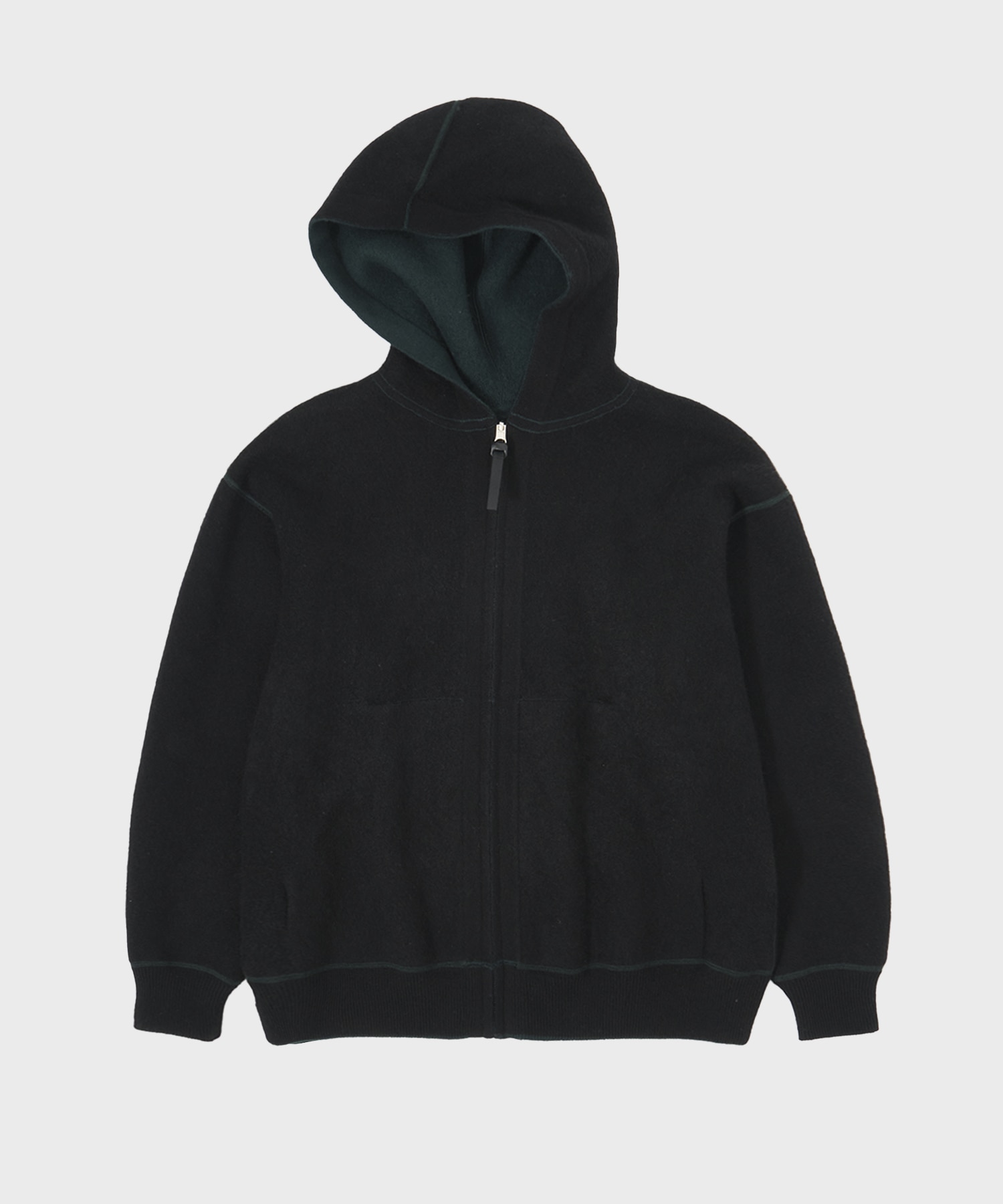 CASHMERE REVERSIBLE ZIP UP HOODIE THE TOKYO