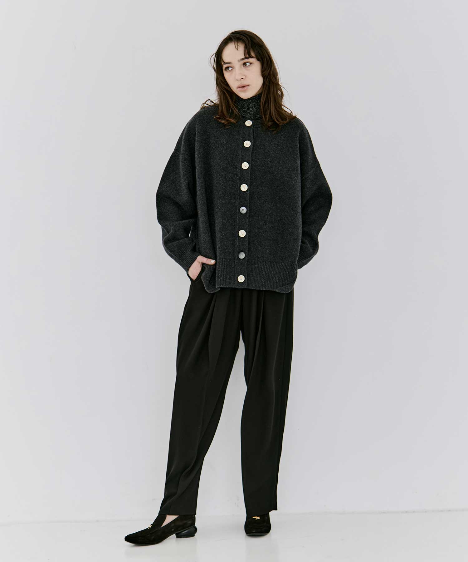 CIRCLE CARDIGAN ENFOLD