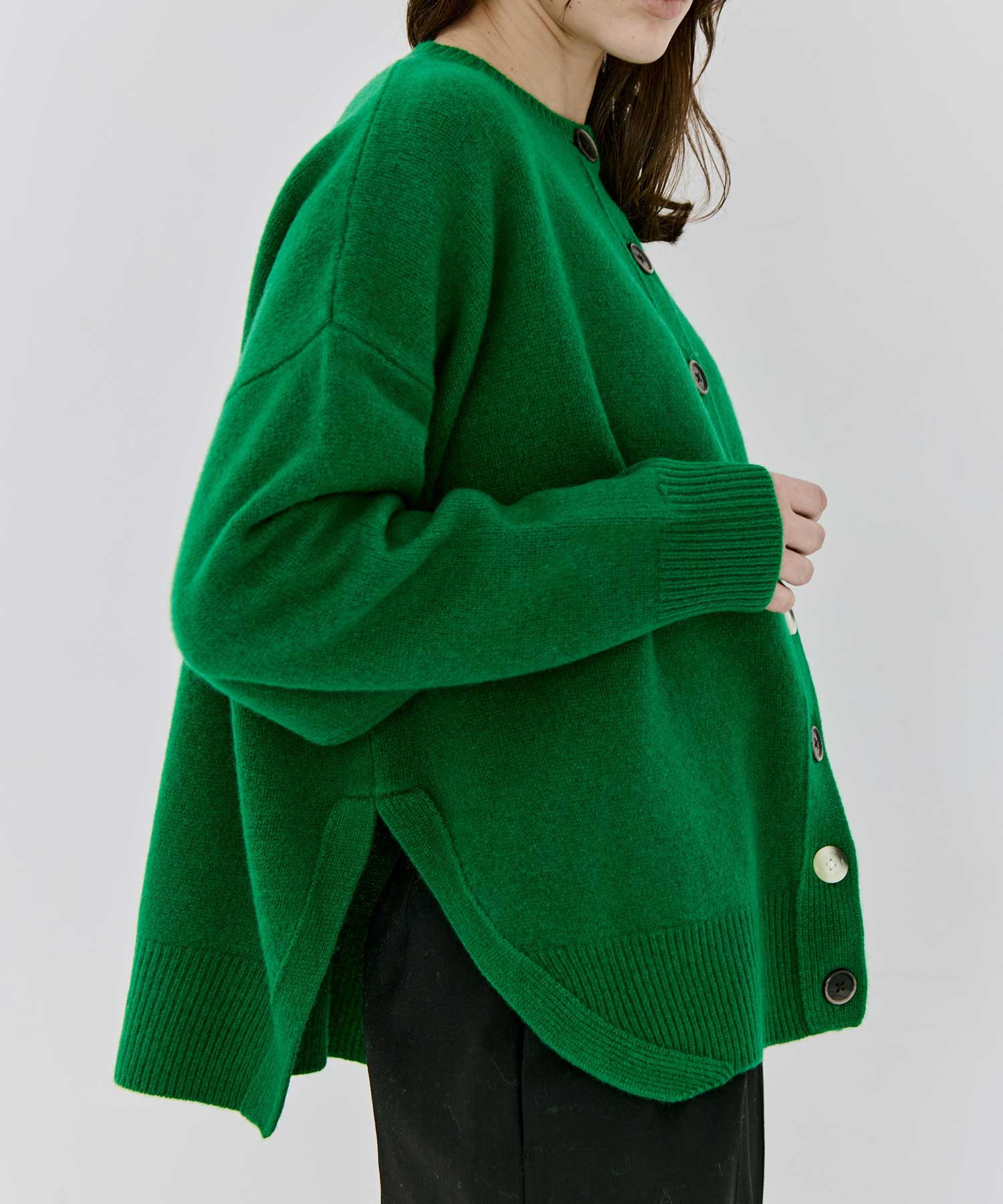 CIRCLE CARDIGAN ENFOLD