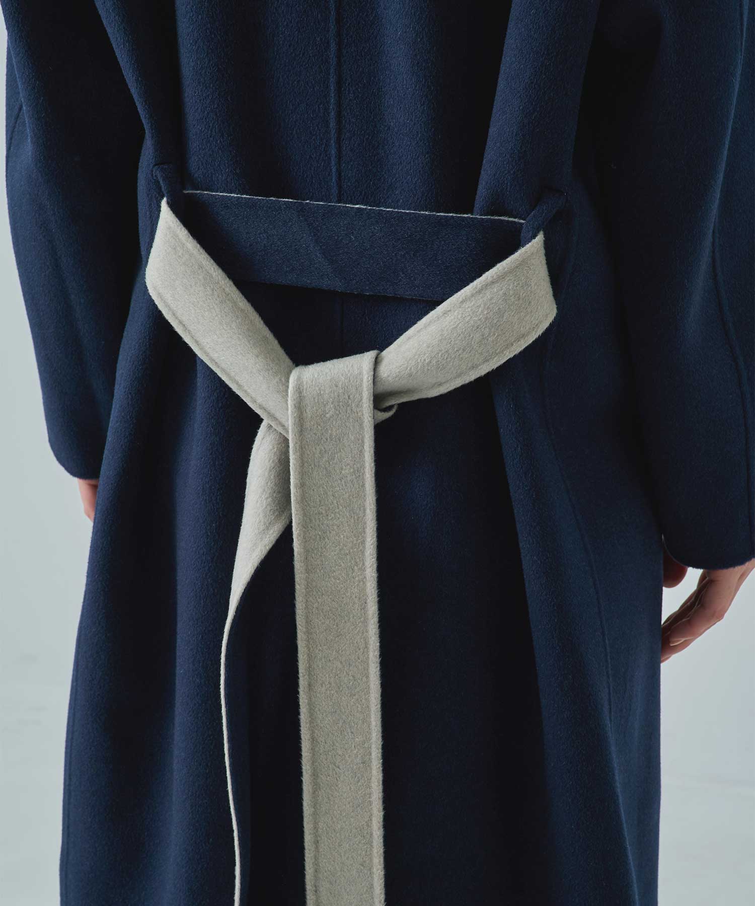 CASHMERE/SILK/WOOL STAND OVER COAT THE TOKYO