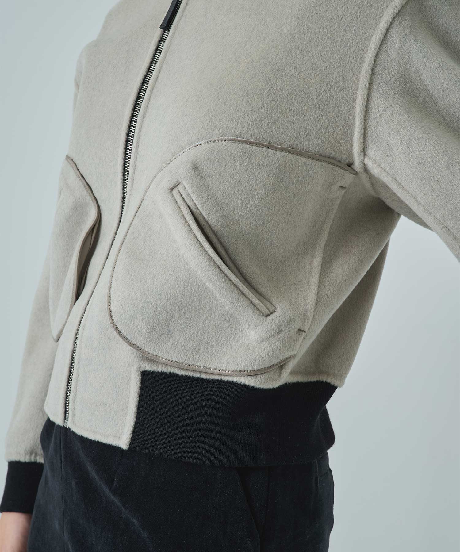 CASHMERE/SILK/WOOL MA-1 THE TOKYO