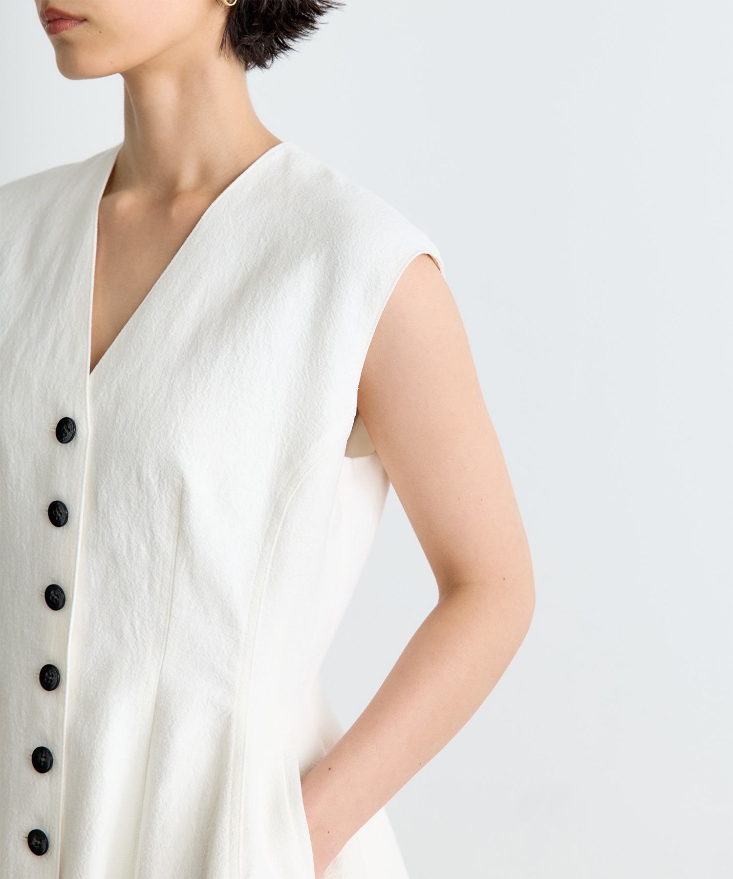 別注 Ilsa sleeveless dress AKIRANAKA