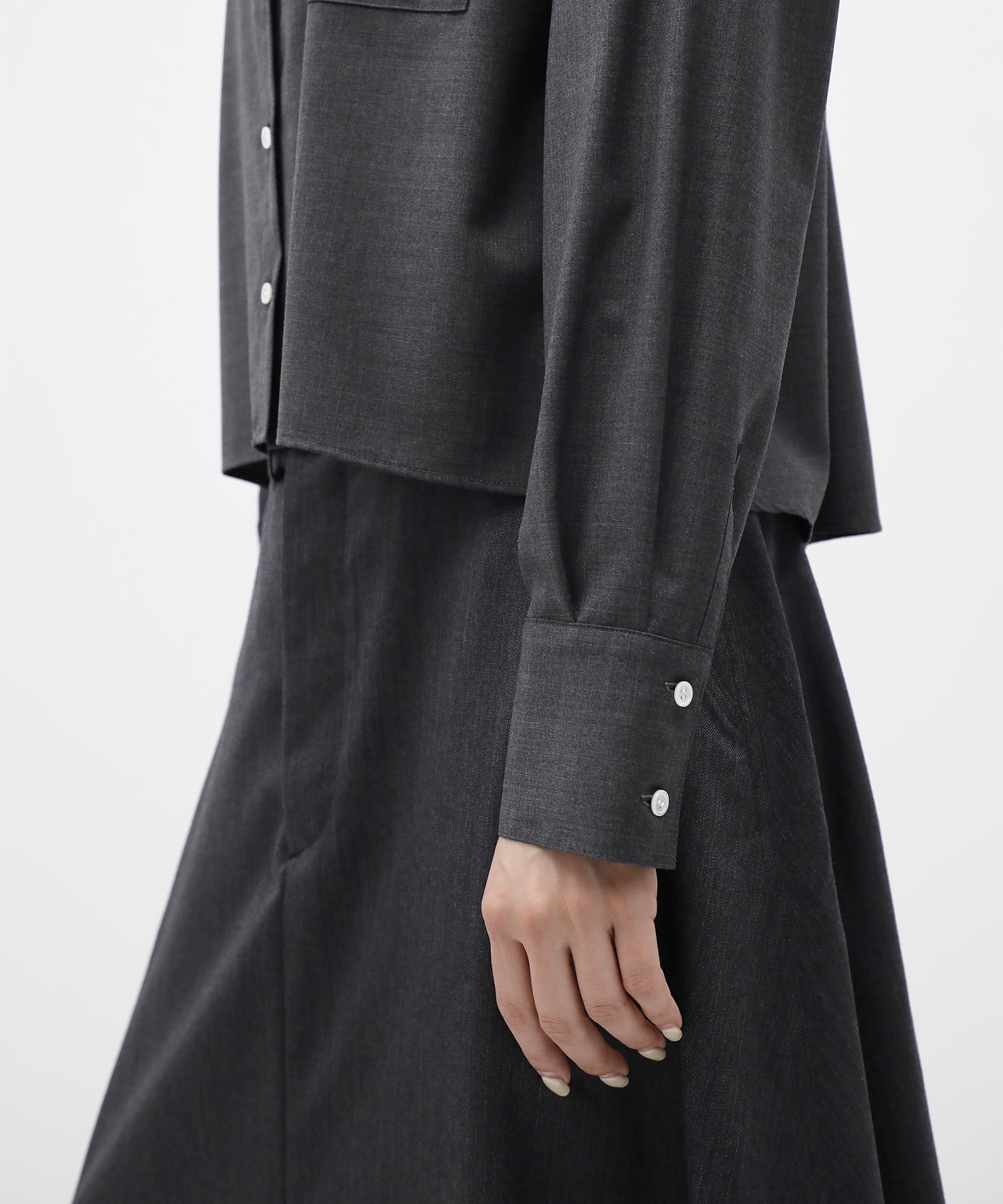 Short A-line L/S Shirt THE TOKYO