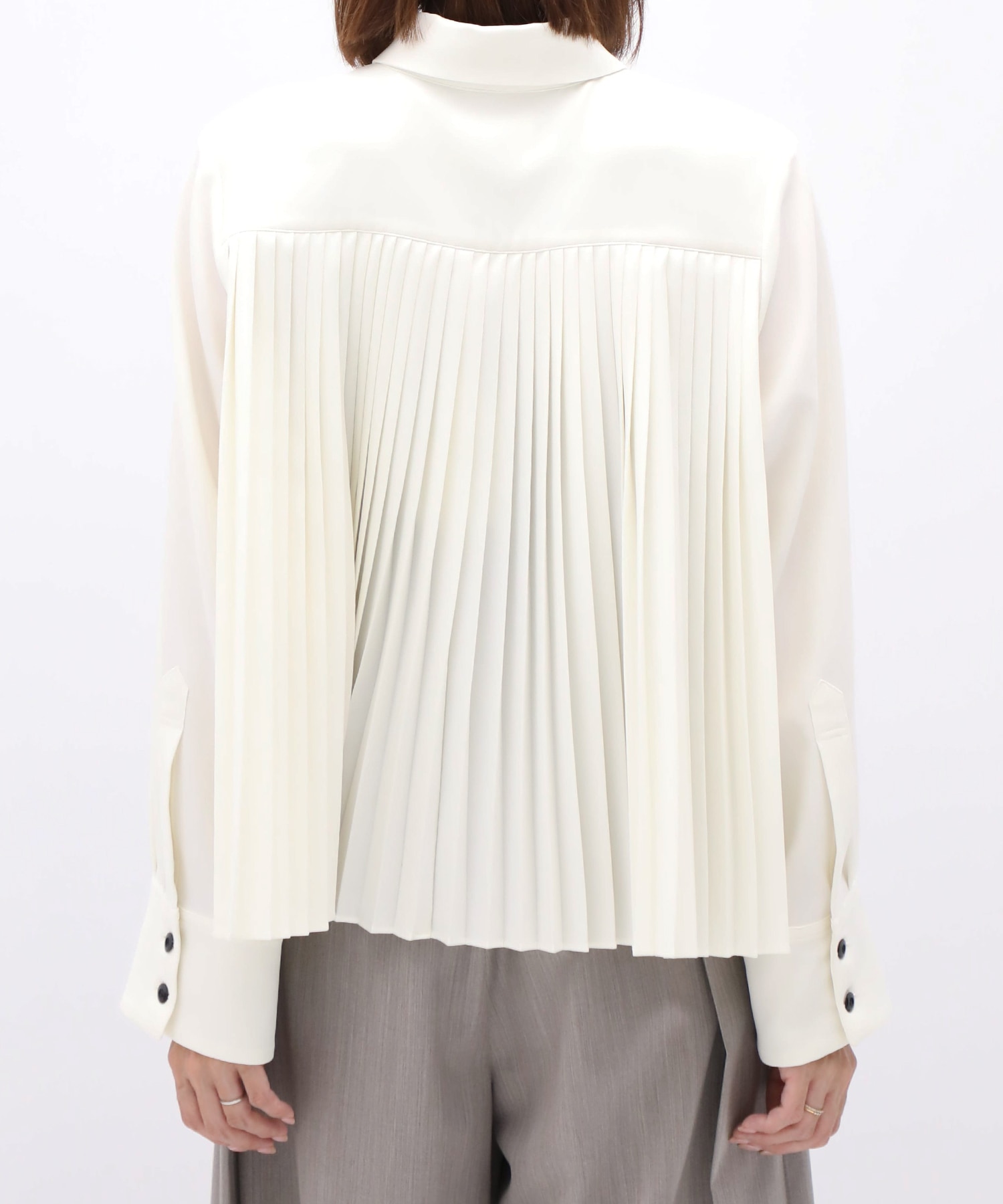 別注 Back Pleats L/S Shirt EZUMi