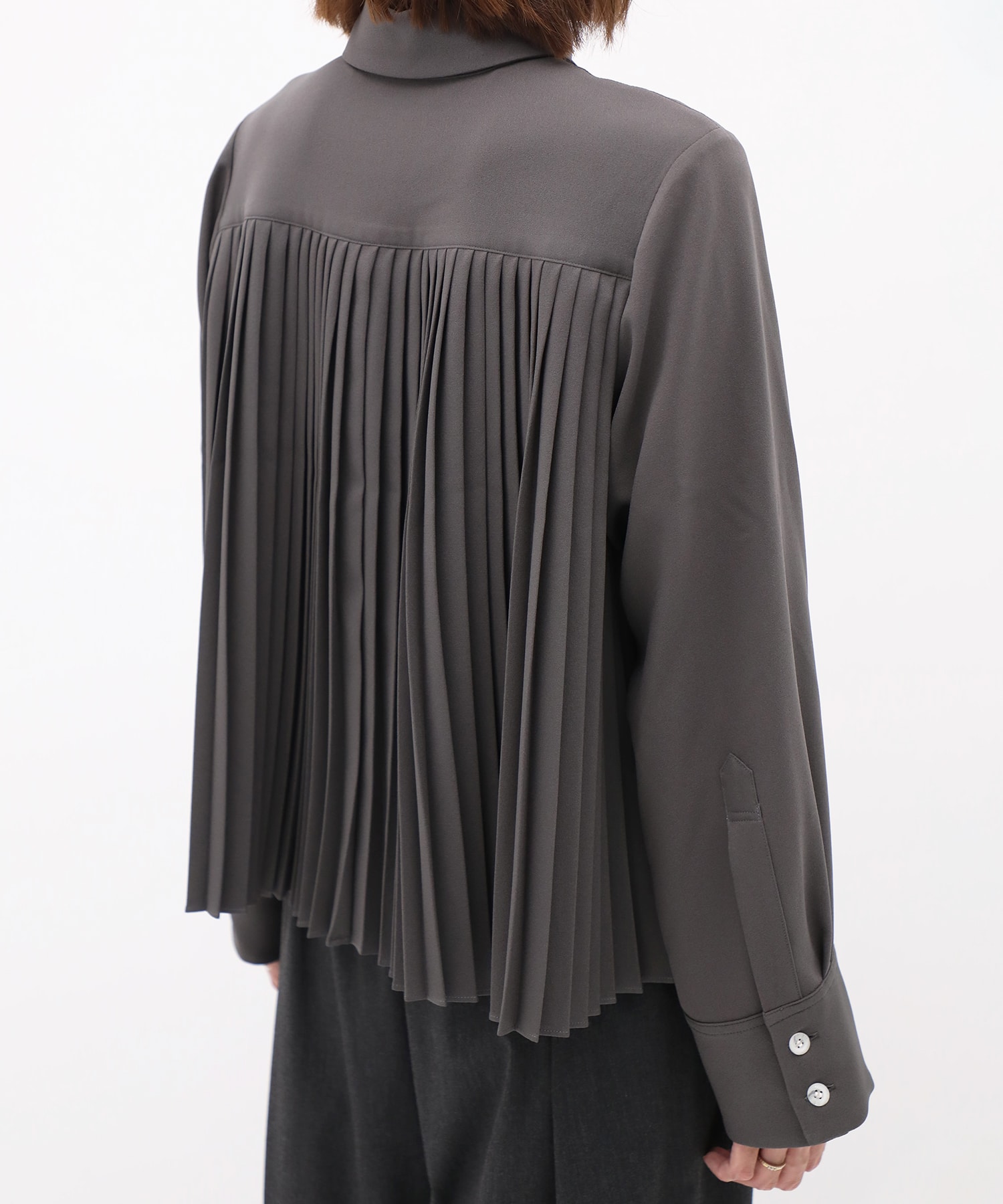 別注 Back Pleats L/S Shirt EZUMi