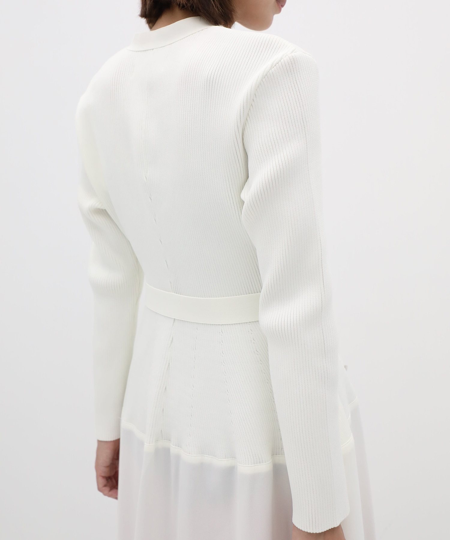 別注 Jessica combi tex knit dress AKIRANAKA