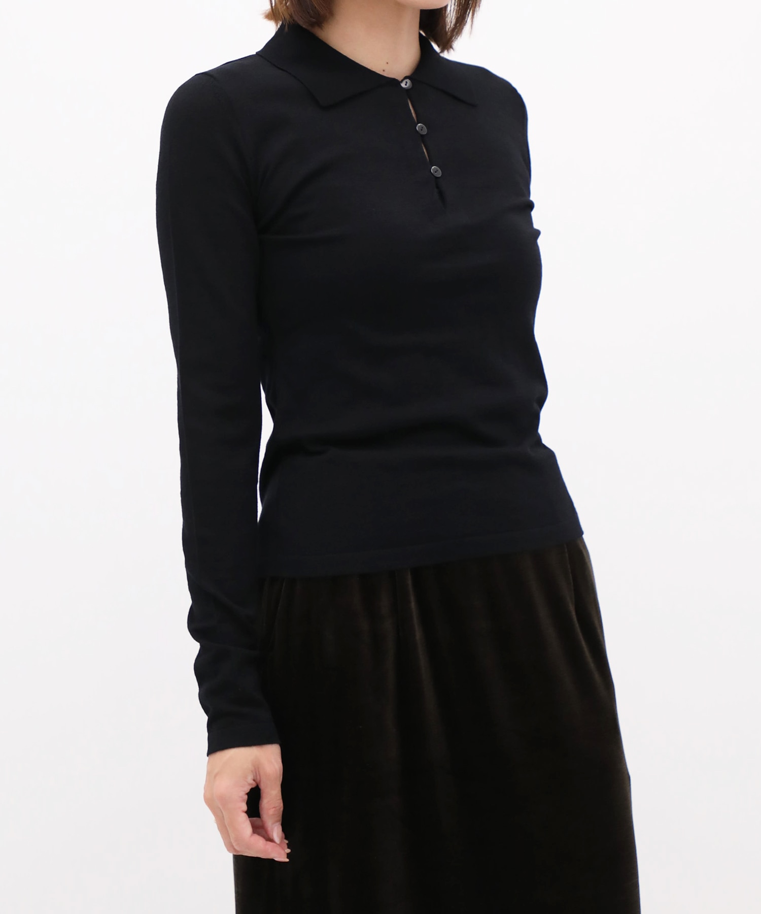 Extra Soft Wool Polo Knit CITY TOKYO