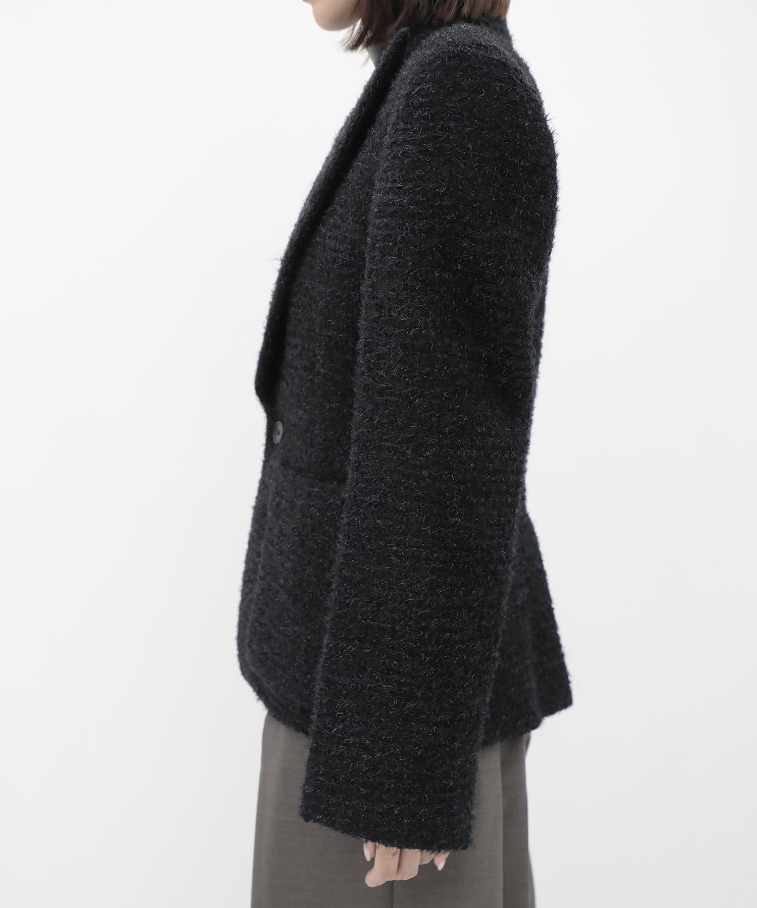 Square-Shoulder Tailored Jacket KEISUKEYOSHIDA