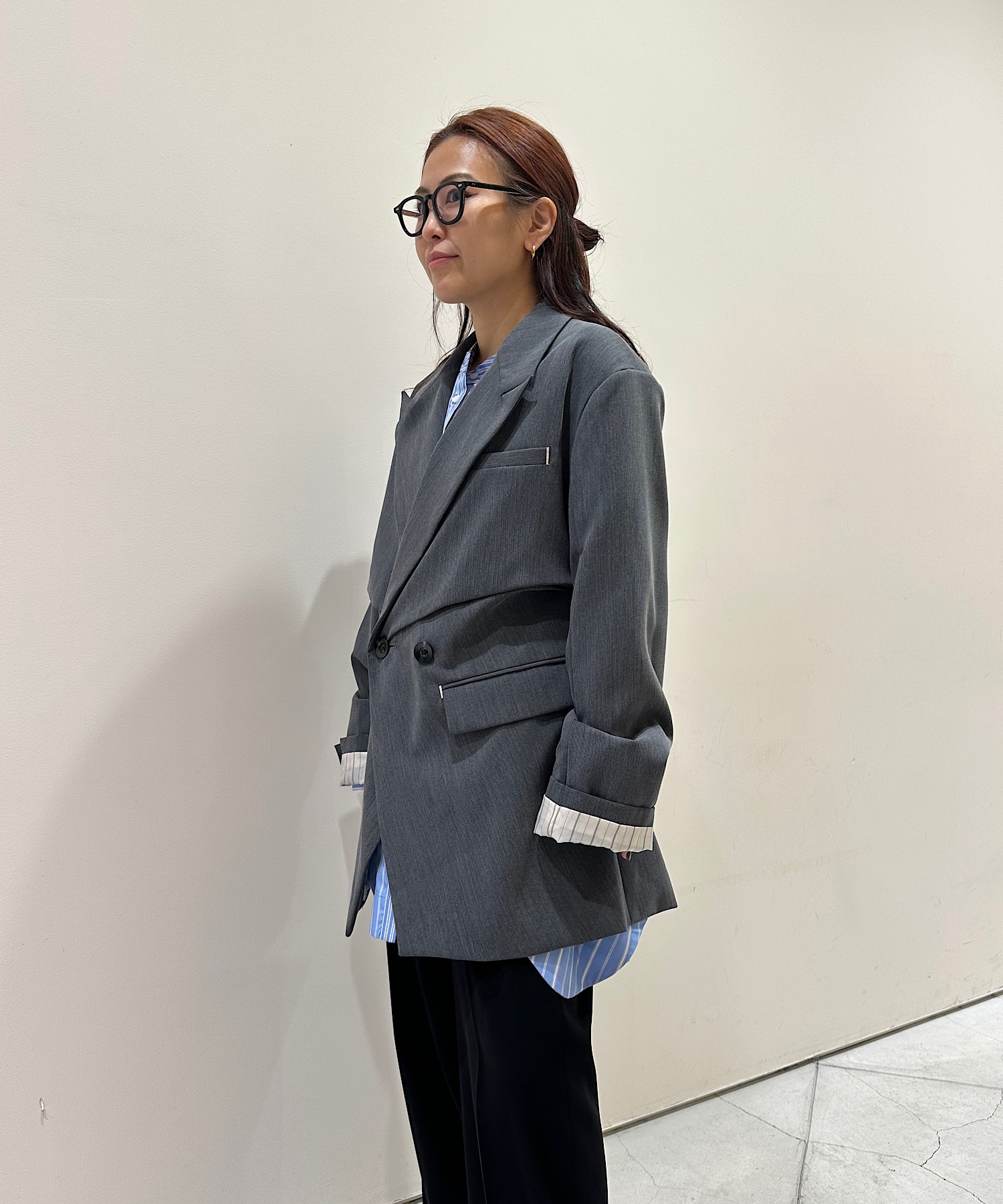 TUCK DETAIL JACKET OMMO