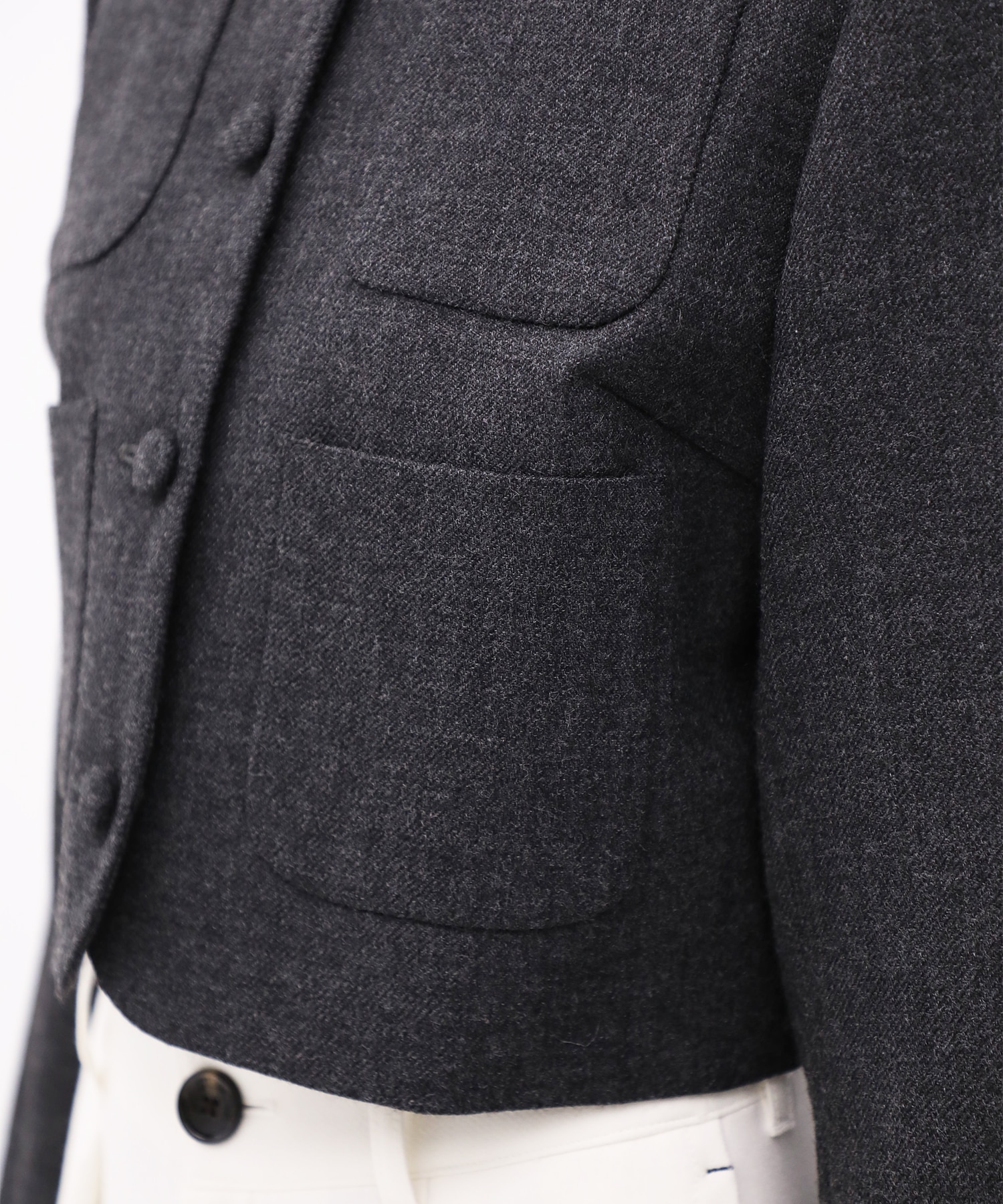 Wool Boxy Jacket CITY TOKYO