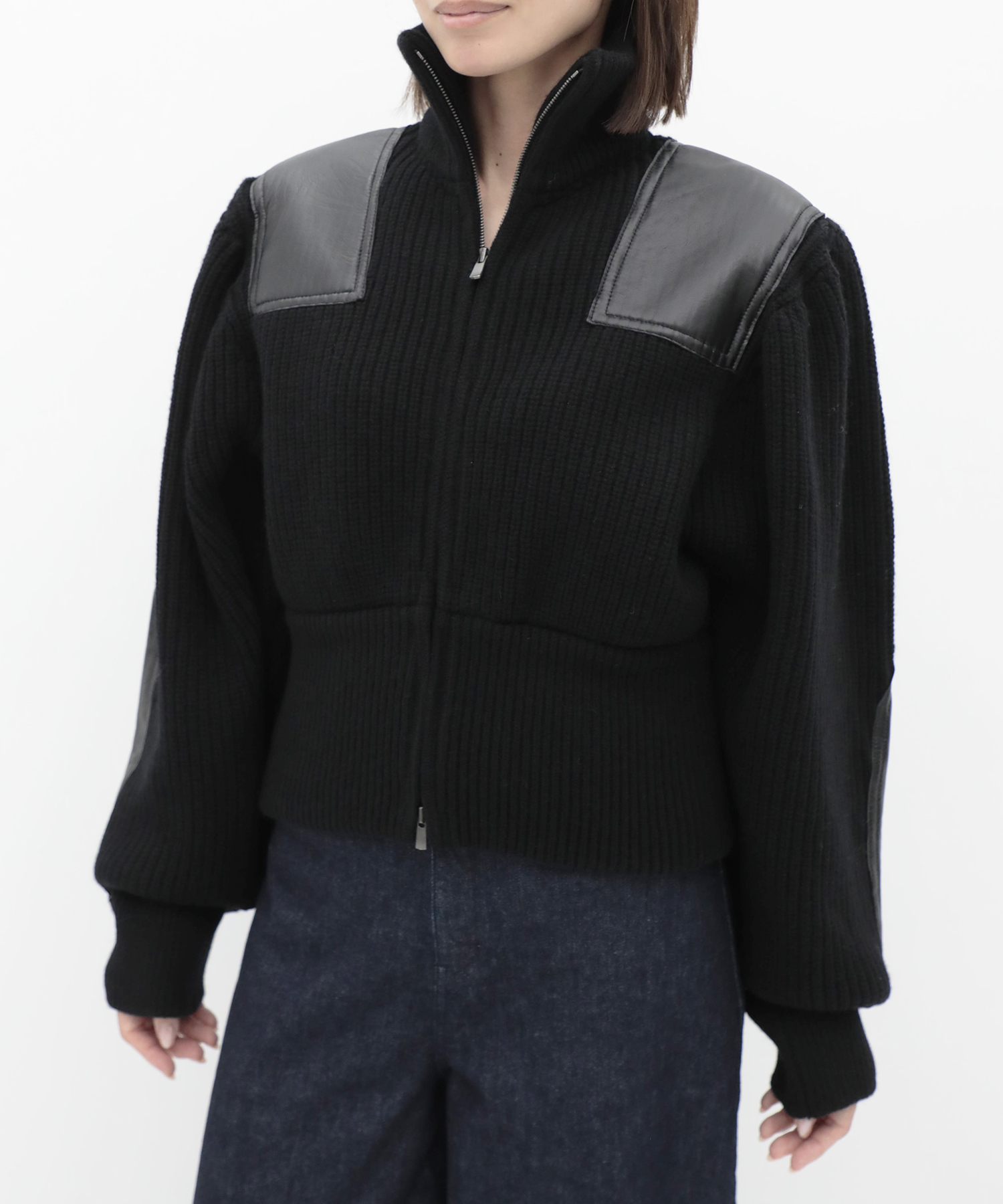 Balloon-Sleeve Driver Knit KEISUKEYOSHIDA