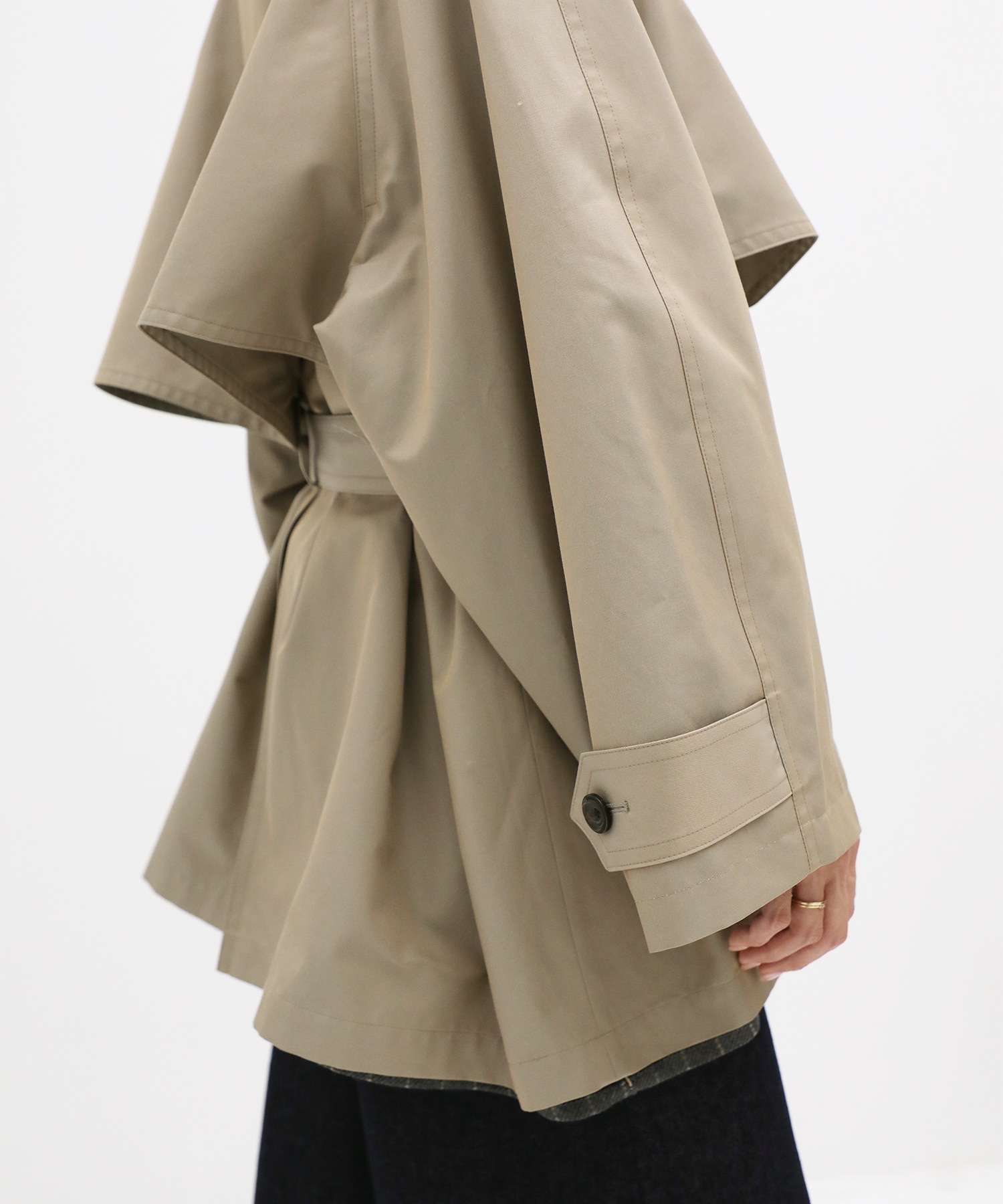 Chambray Trench Over Coat IIROT