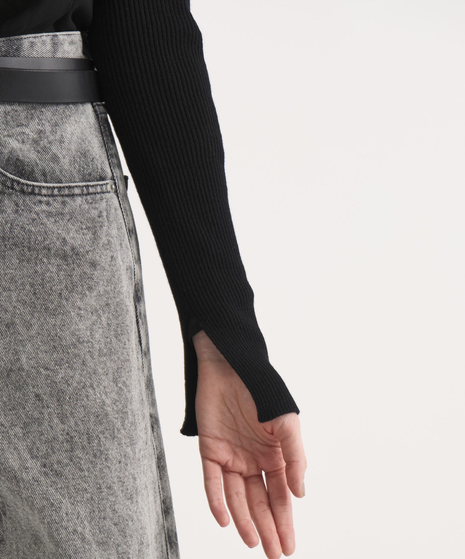 Washable Wool  Hoodie Knit Tops RITAN