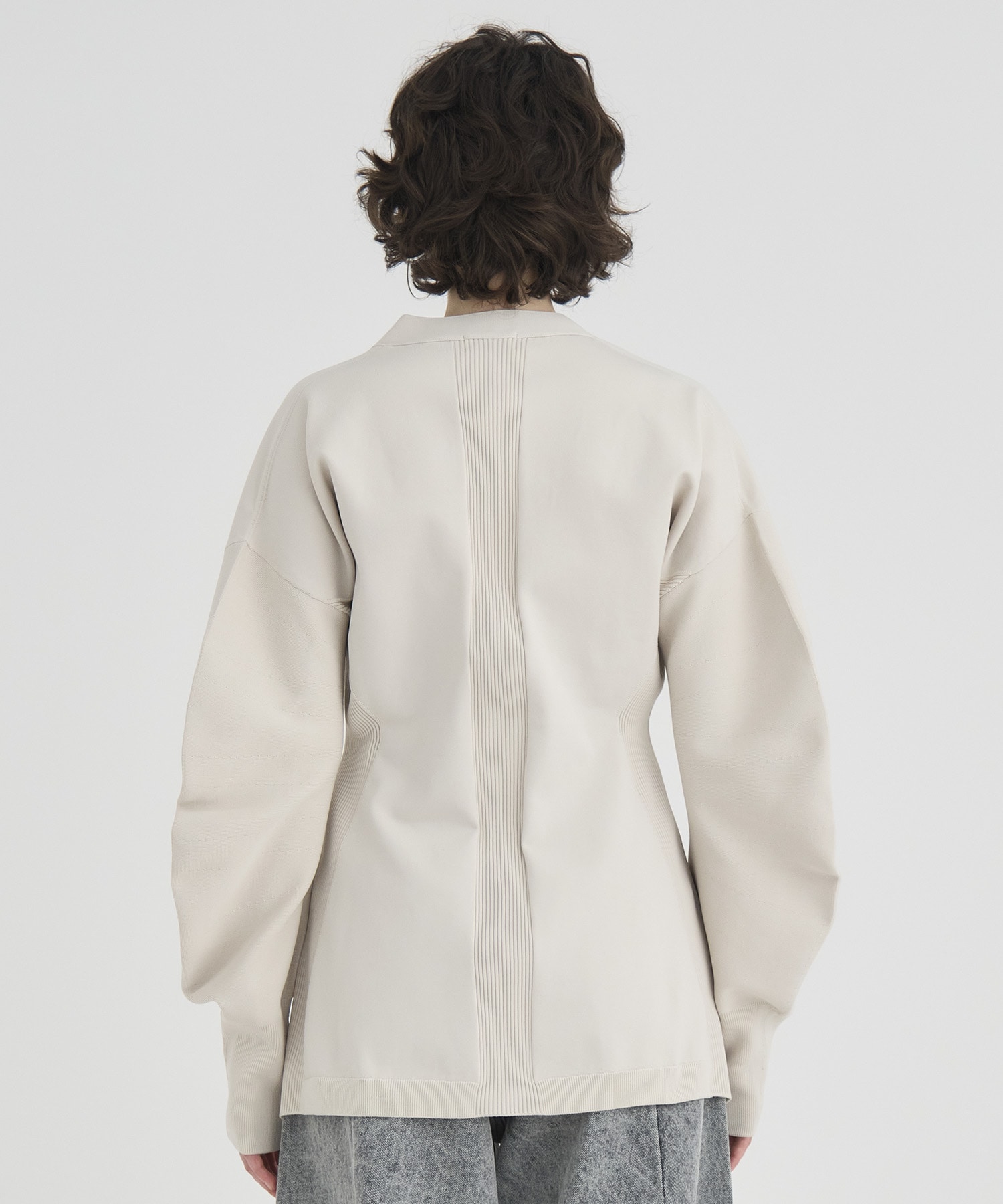 Arch Sleeve Knit Cardigan RITAN
