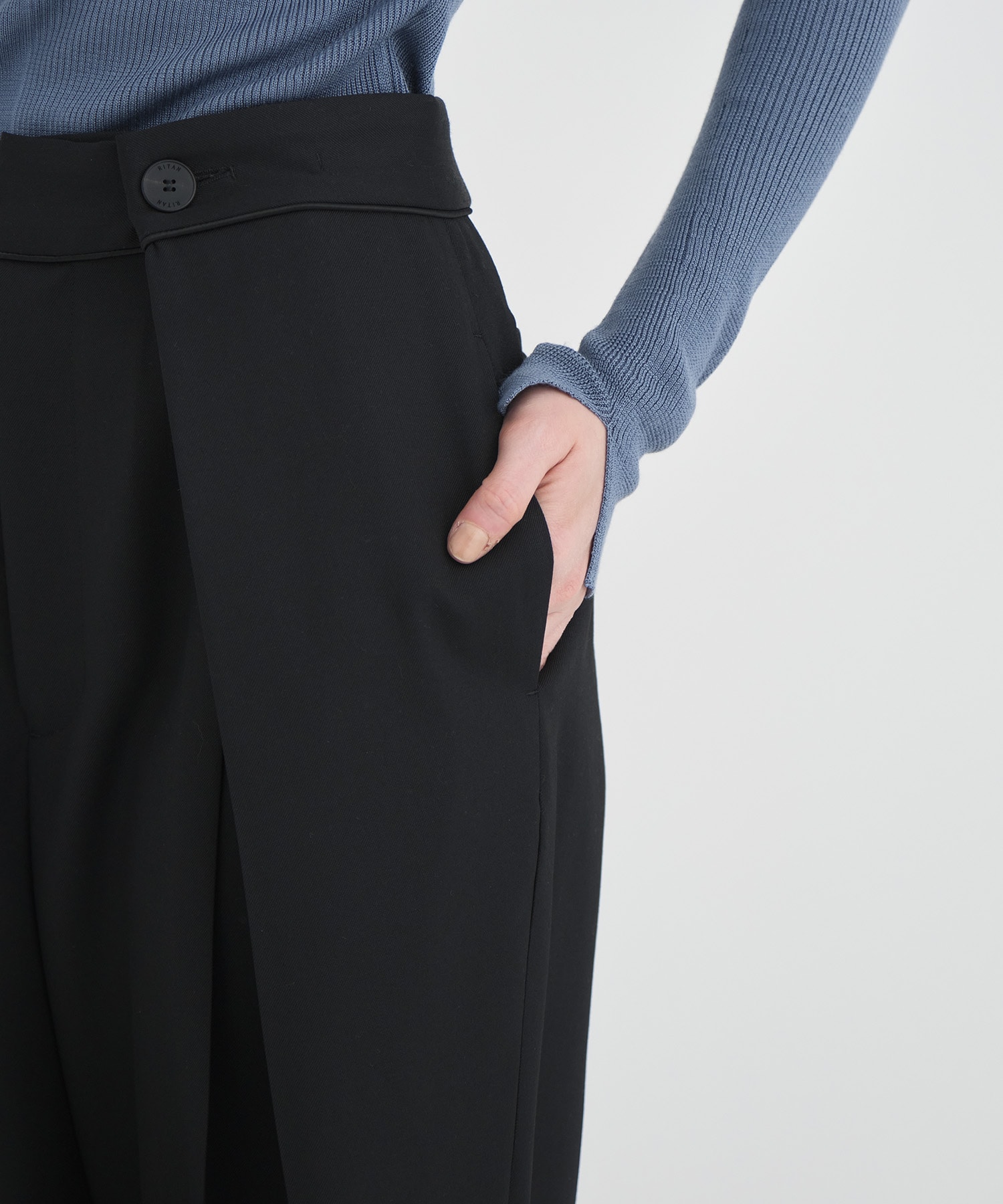 Double Tack Wide Pants RITAN