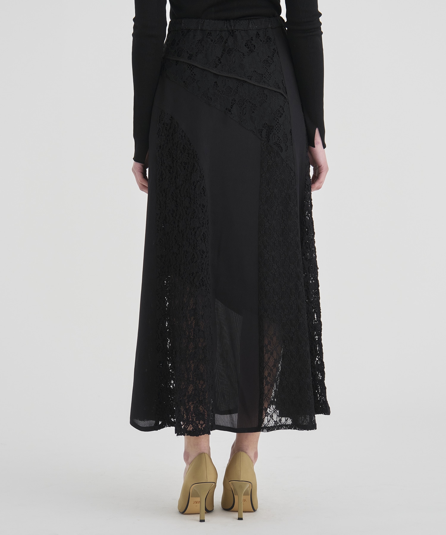 Slant Asym Lace Skirt RITAN