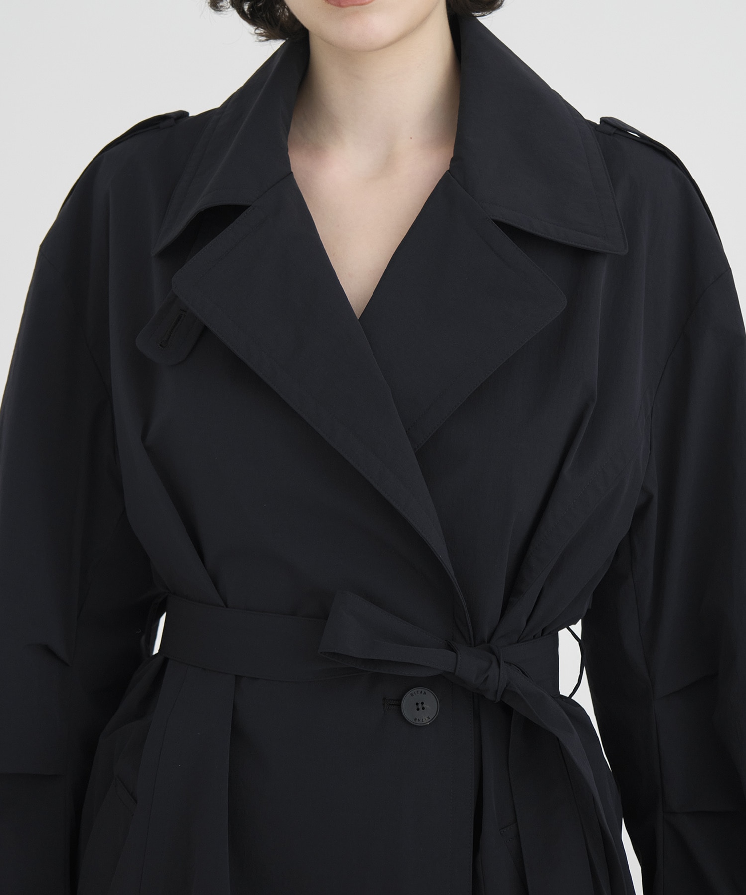 Wide Lapel Trench Coat RITAN