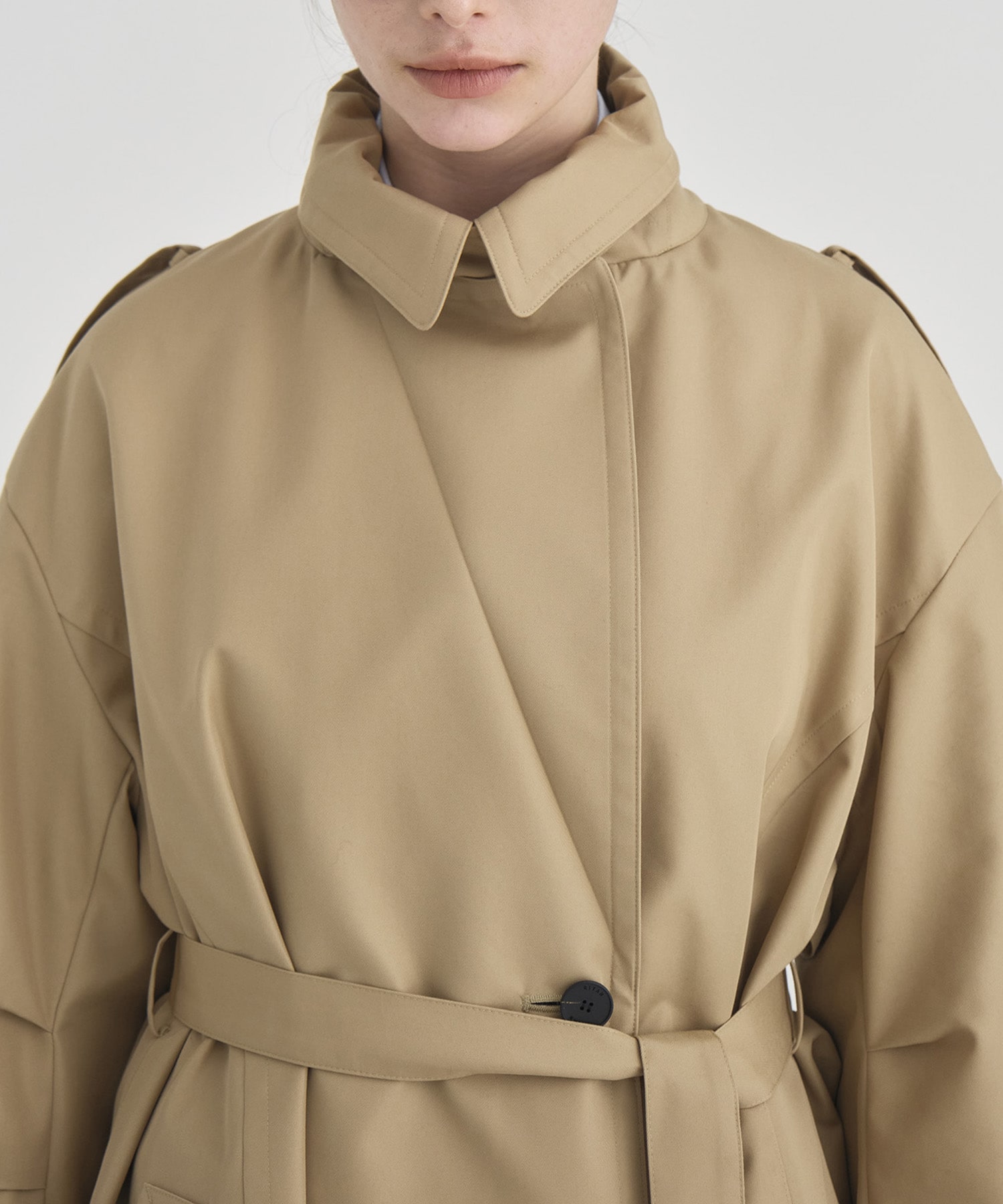 Wide Lapel Trench Coat RITAN