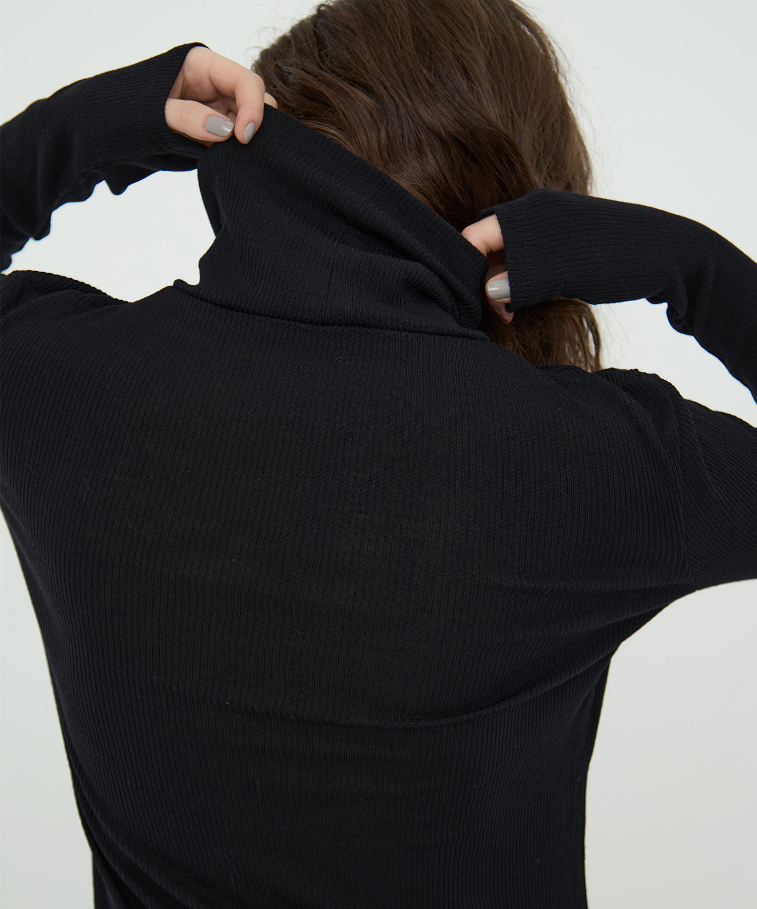 High Neck Wool Tops RITAN