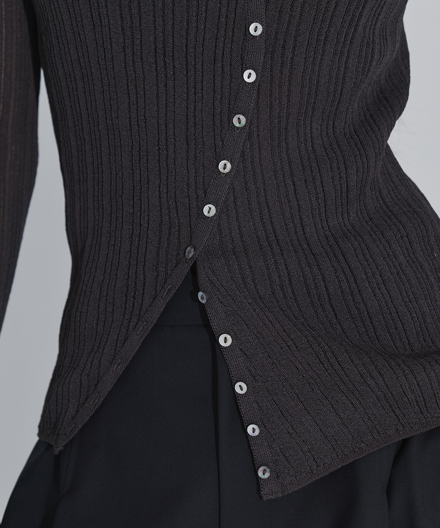 Sheer Arch Rib Knit RITAN