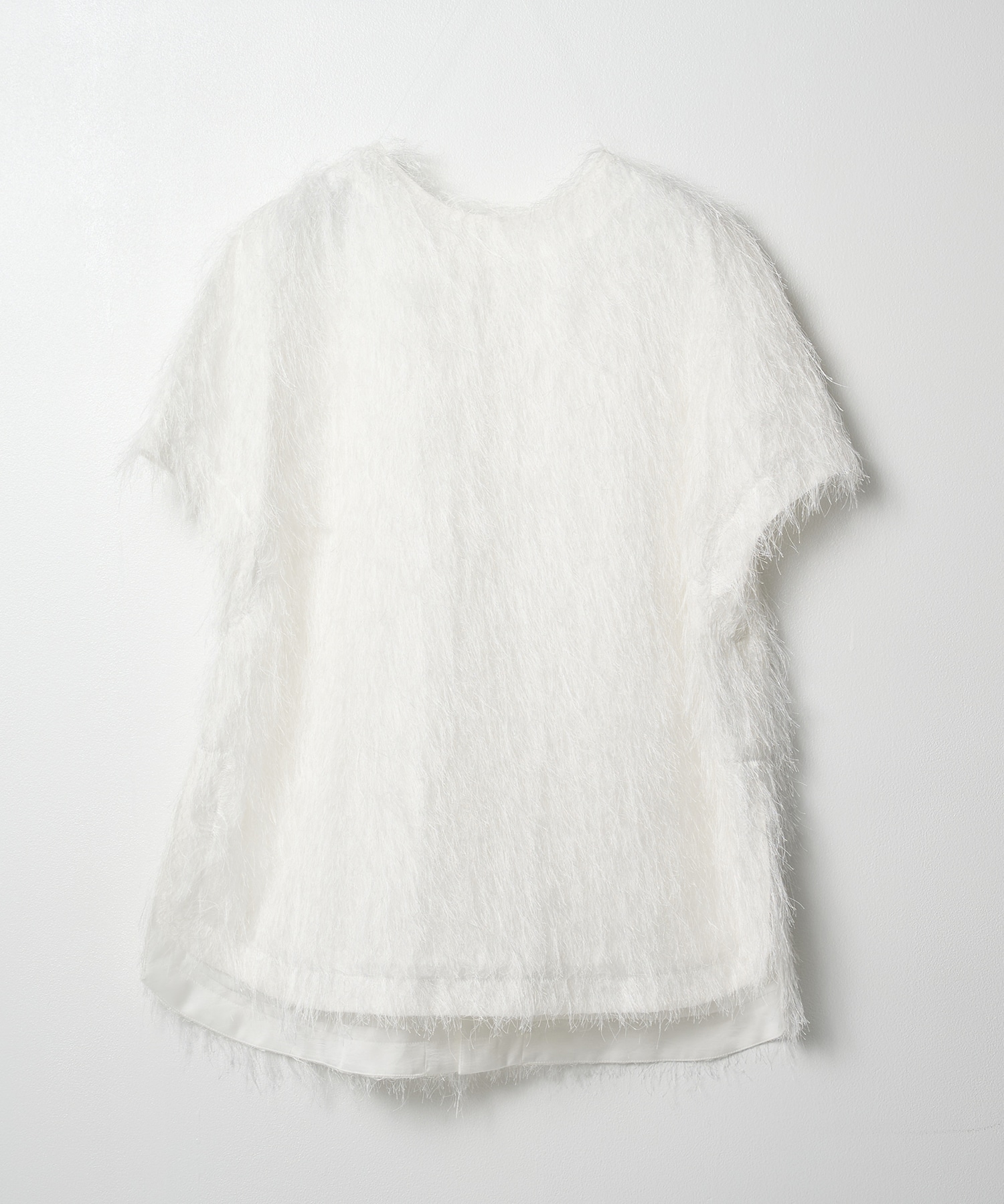 Shaggy Jacquard  T-Blouse RITAN