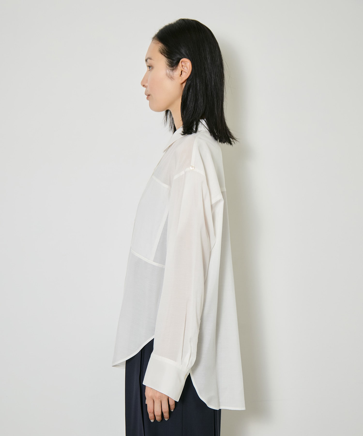 Silk Sheer Over Shirt CITY TOKYO