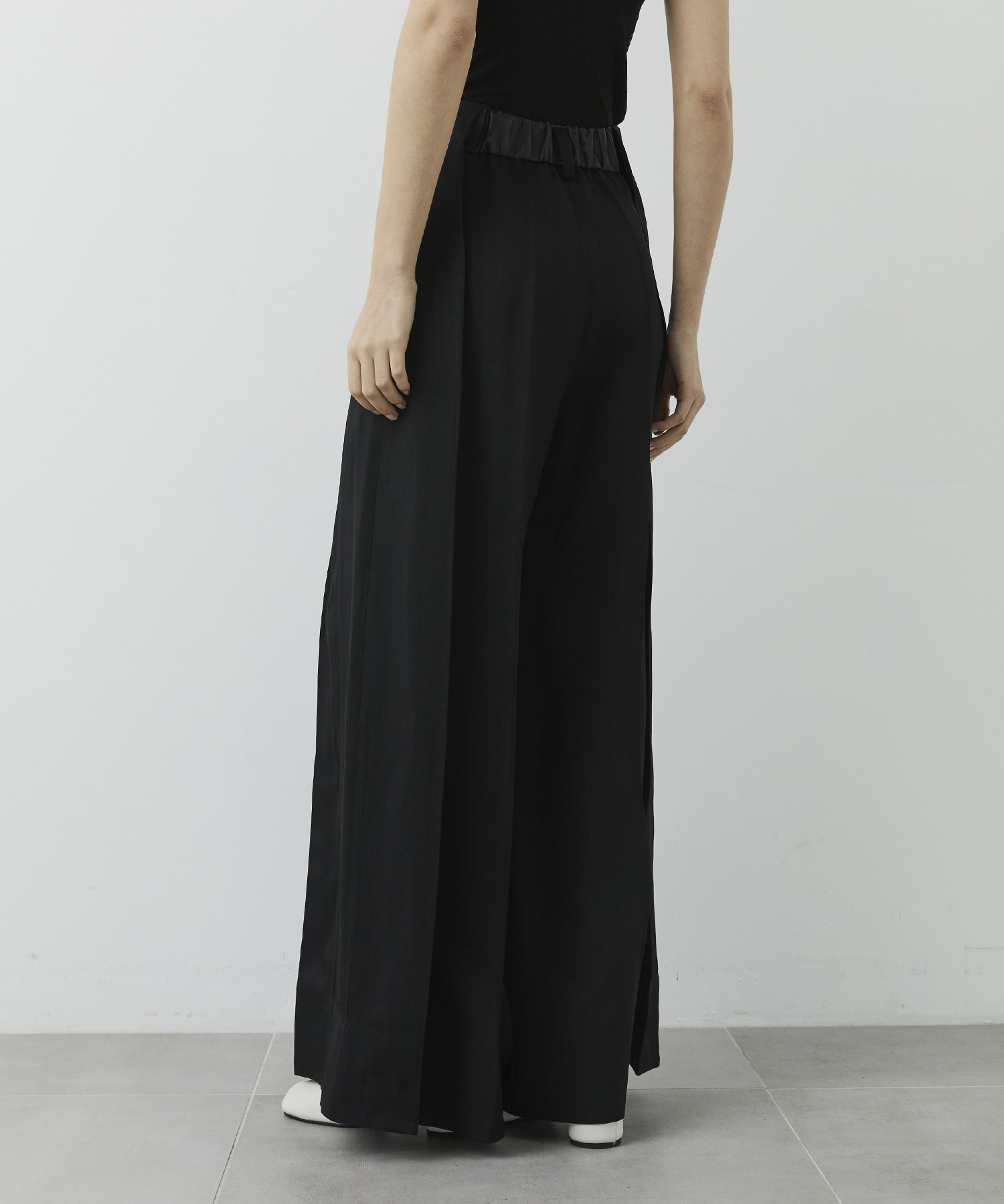 Viscose Twill Flare Trousers CITY TOKYO