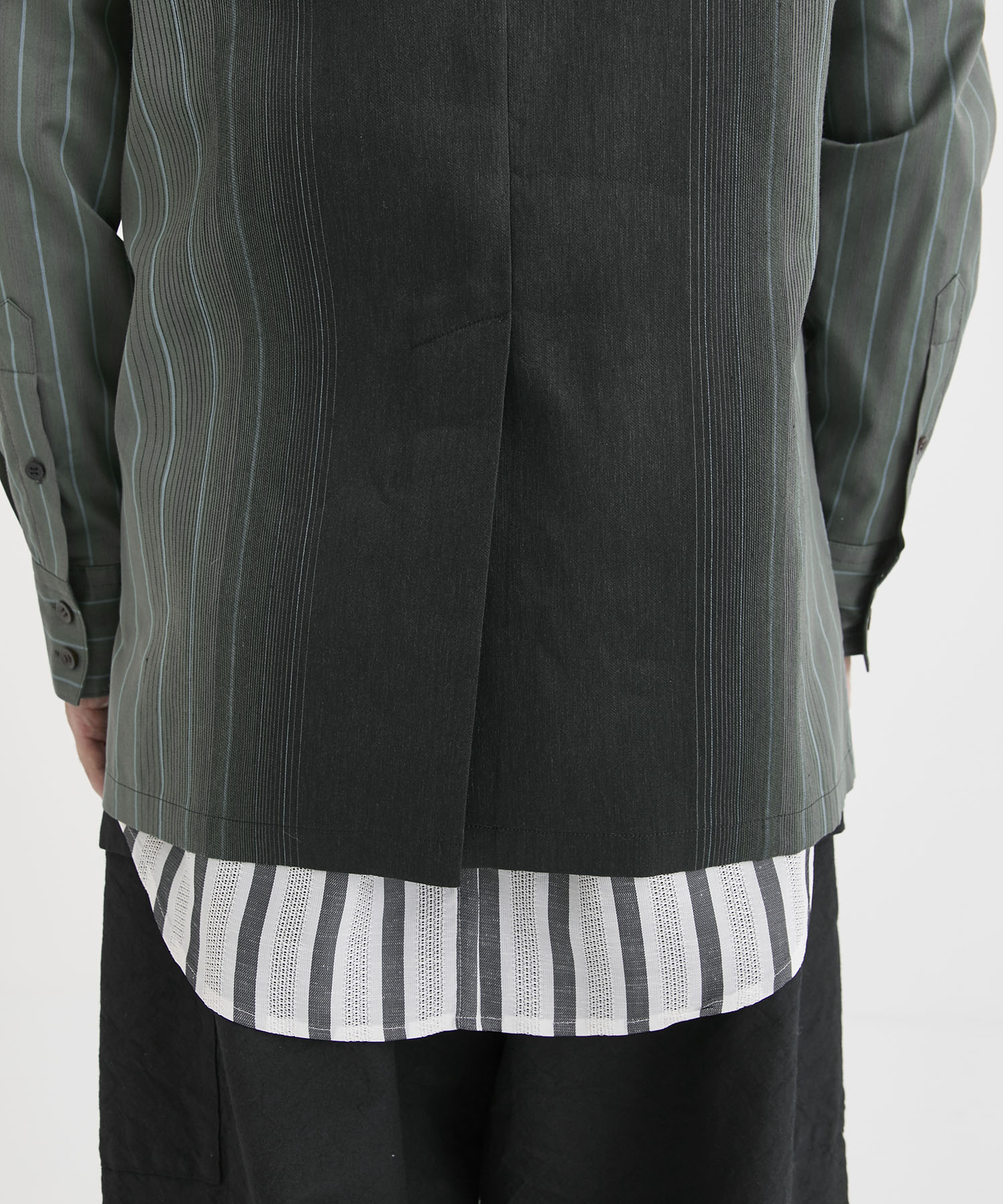 STRIPE JACKET→SHIRTS(1 BLACK): TAAKK: MEN｜THE TOKYO ONLINE STORE