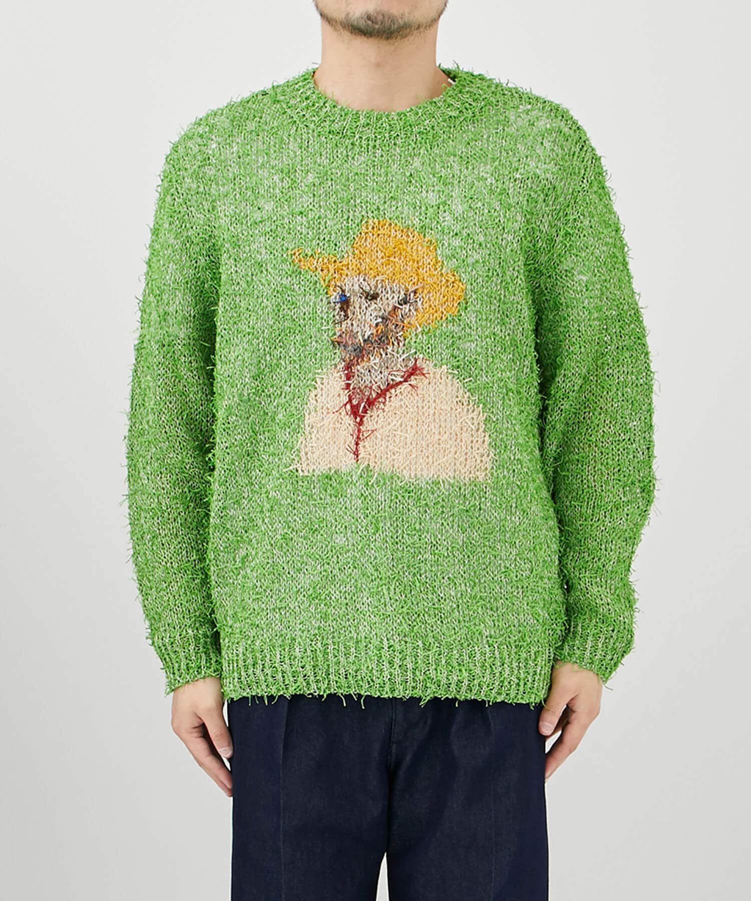 Summer Van Gogh Long Sleeve Top(2 GREEN): Kota Gushiken: MENS｜THE ...