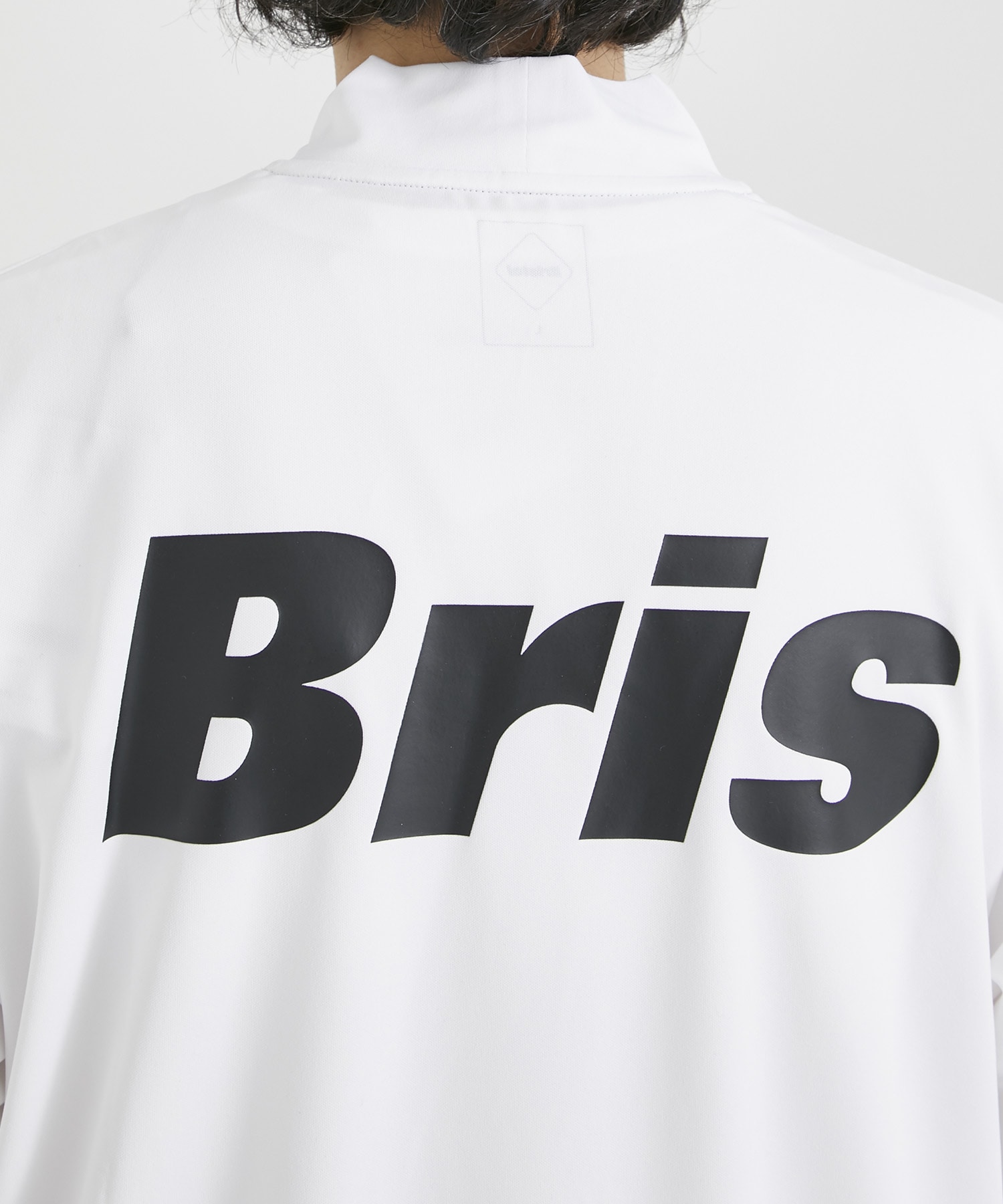 TRAINING RIBBED HEM S/S MOCKNECK TOP(S WHITE): F.C.Real Bristol ...