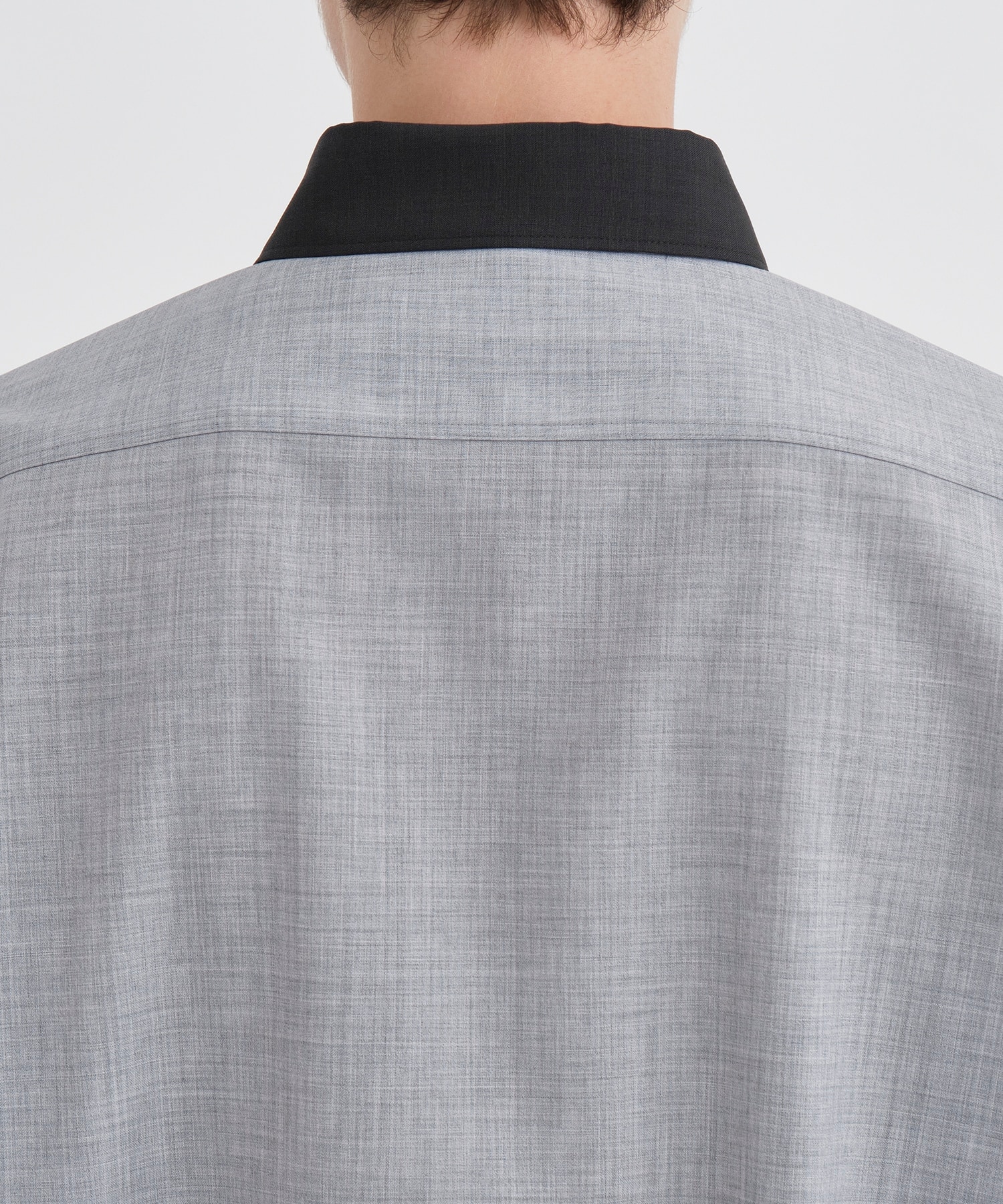 Reda Active Washable Wool L/S Shirt Multi(44 GREY): THE TOKYO: MEN
