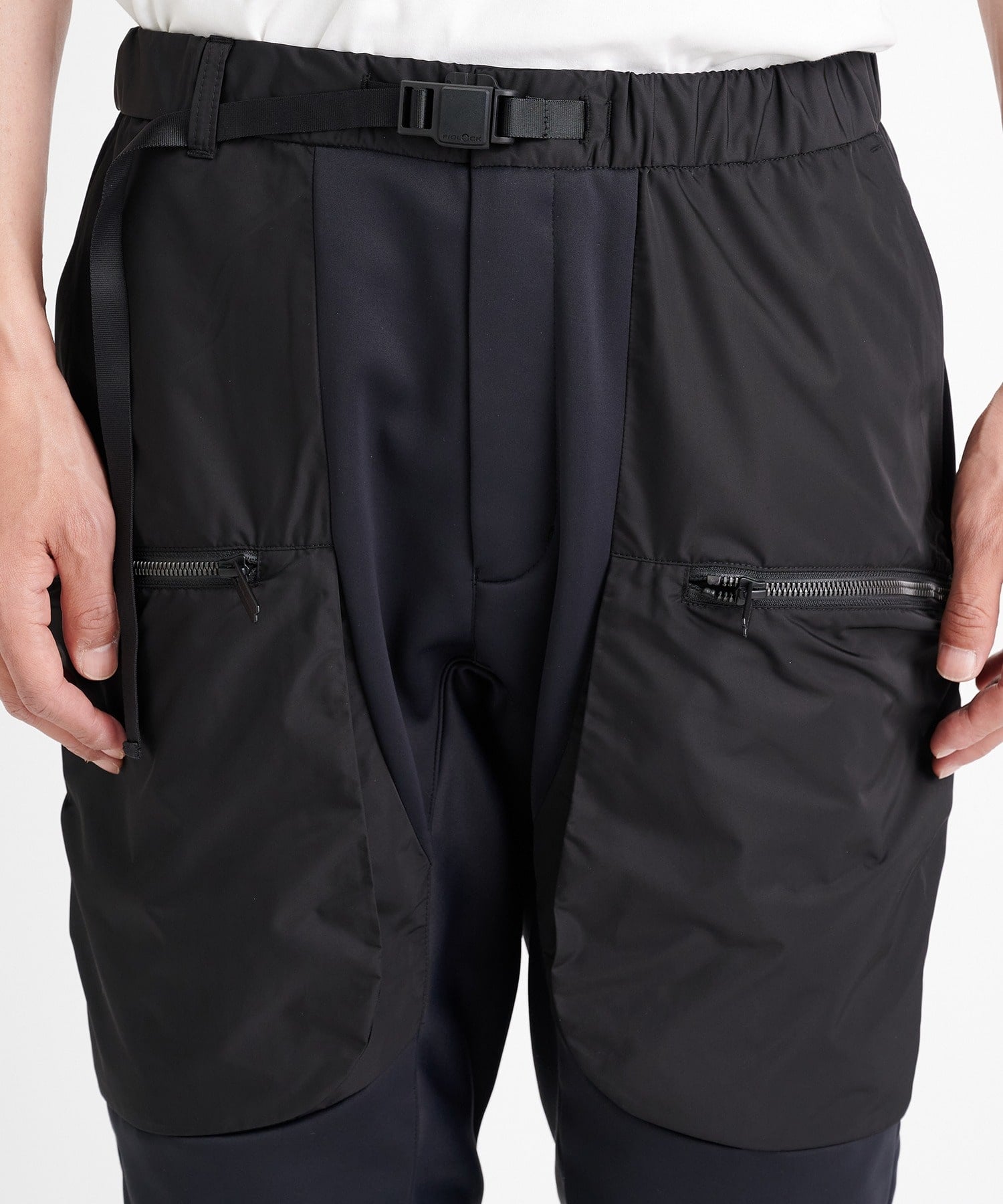 EX. GORE-TEX WINDSTOPPER JERSEY HYBRID PANTS White Mountaineering