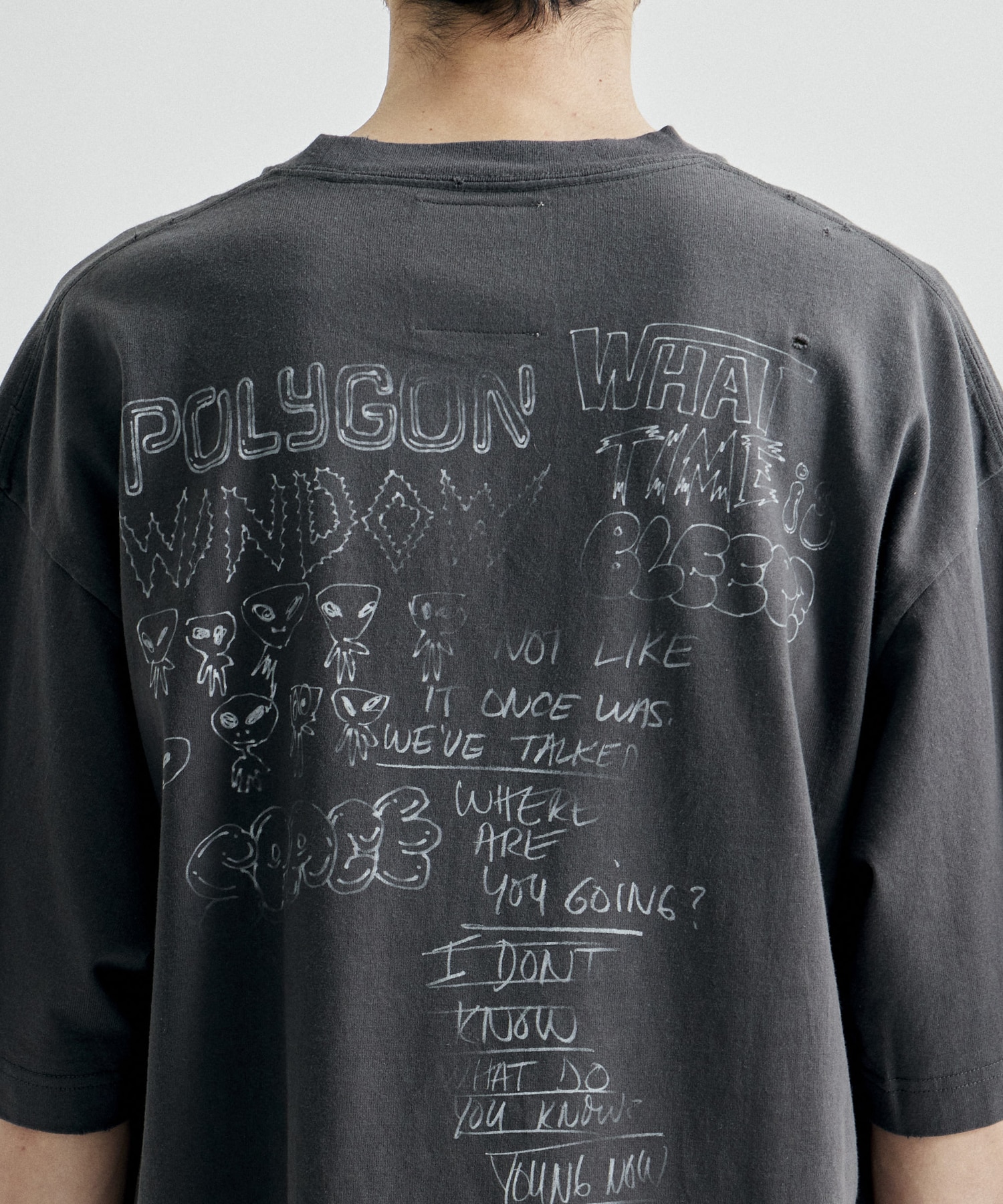 DISTRESSED TEE Maison MIHARA YASUHIRO