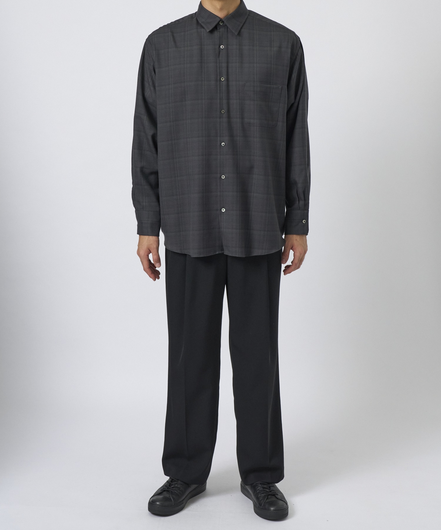 COMFORT FIT SHIRT ORGANIC WOOL CHECK VIYELLA MARKAWARE