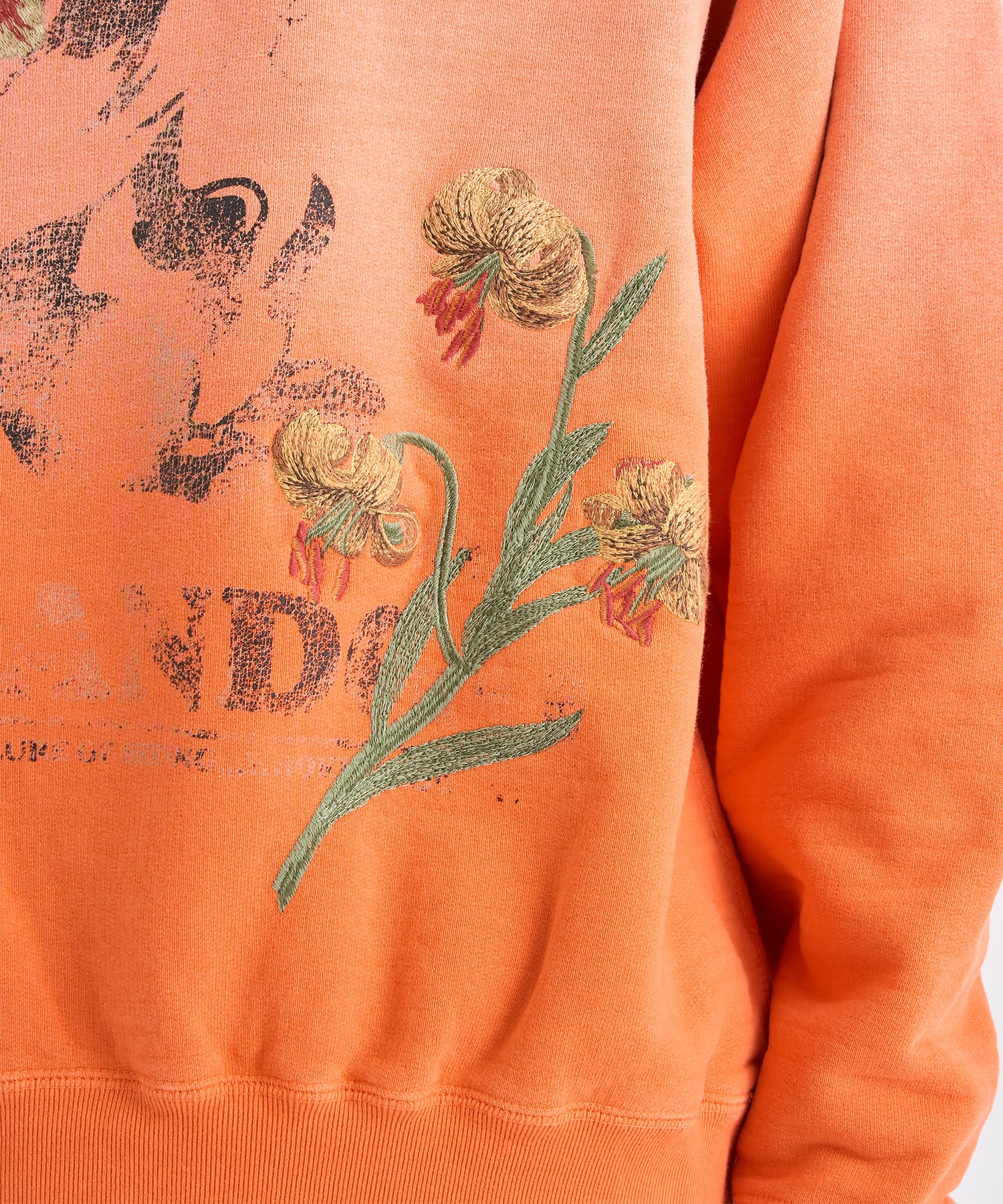 Vintage finished sweatshirt KHOKI