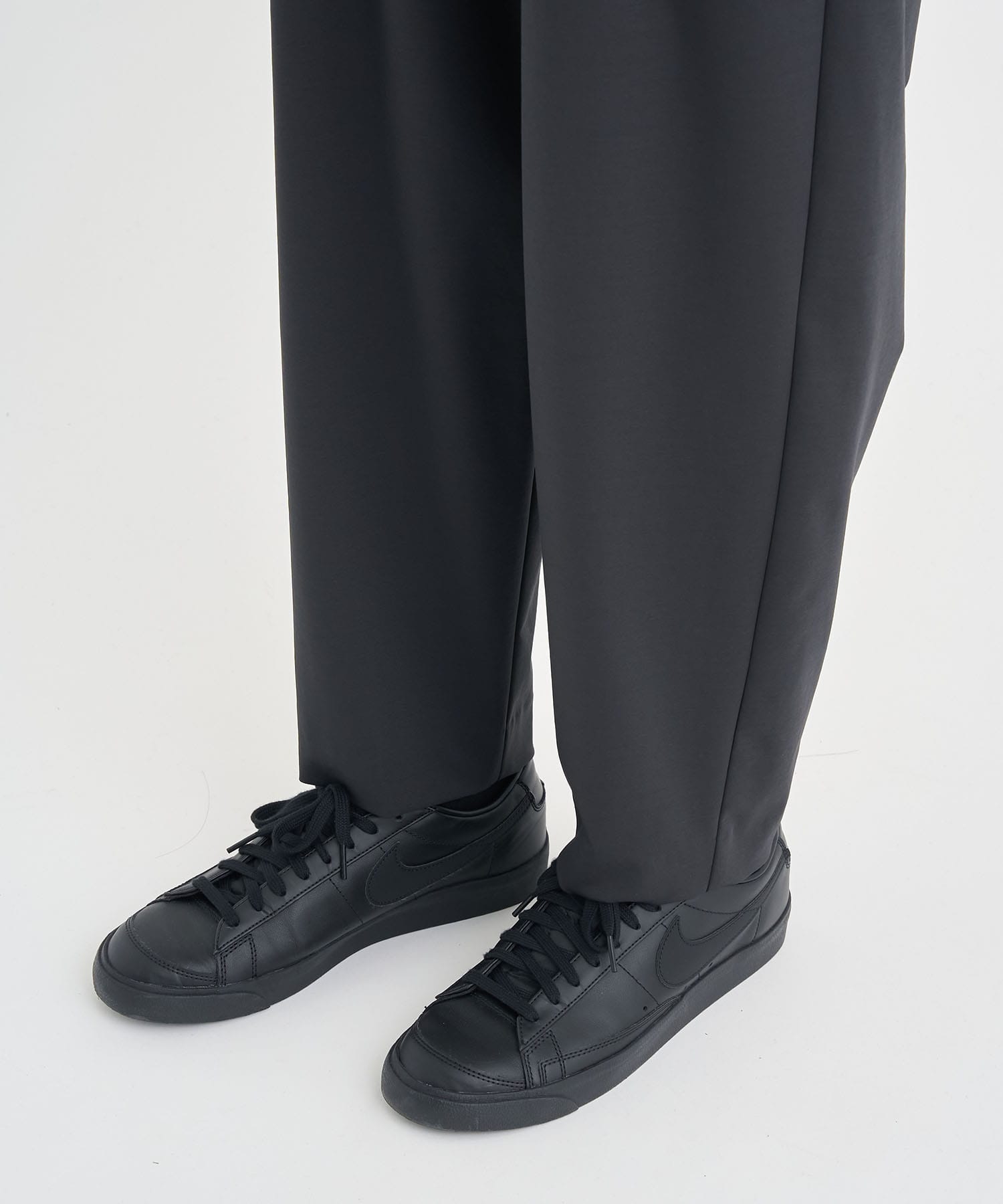 Matte Washable High Function Jersey Wide Tapered Pants THE TOKYO