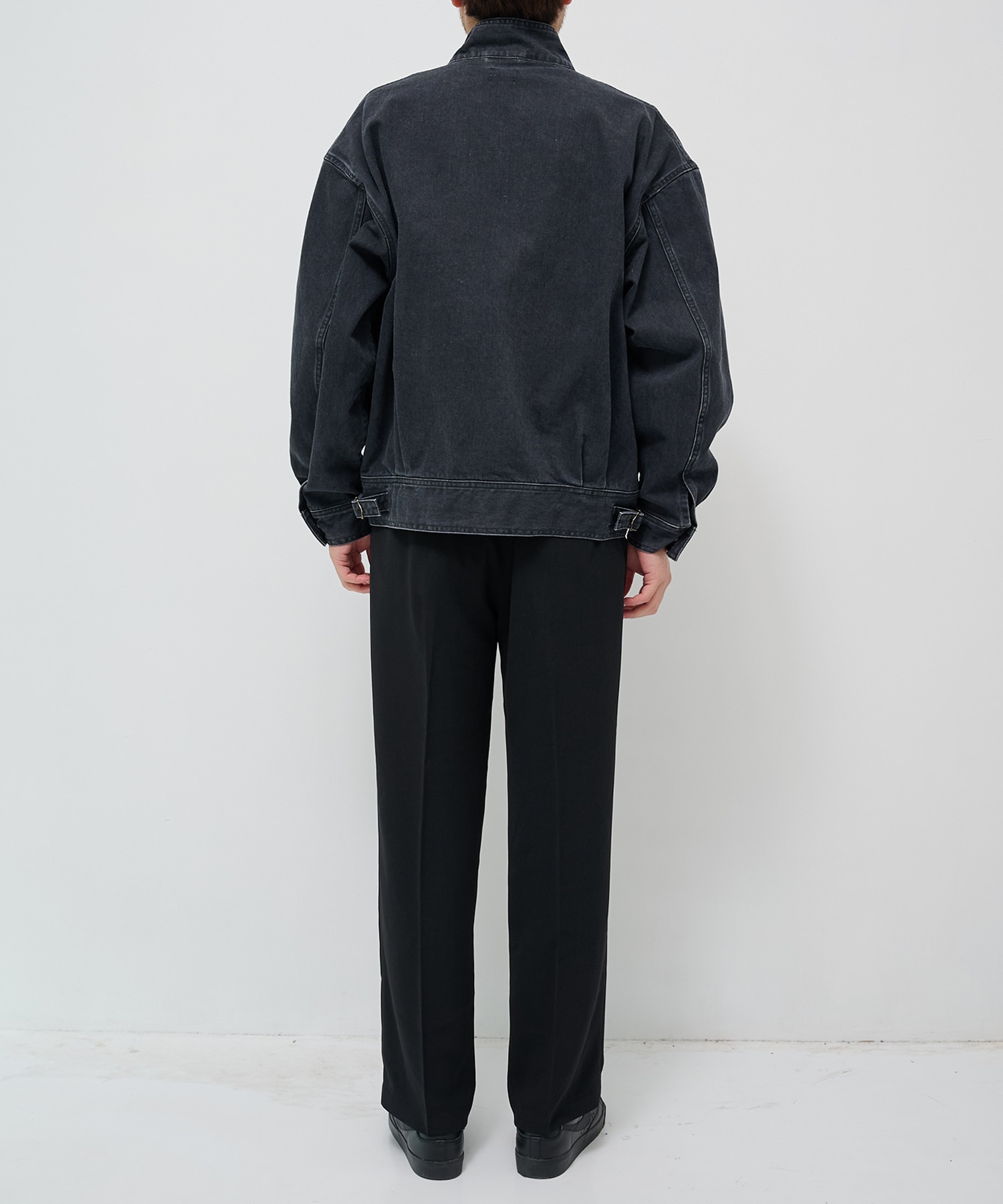 【ヨーク】Cotton Denim Stand Collar Blouson YOKE
