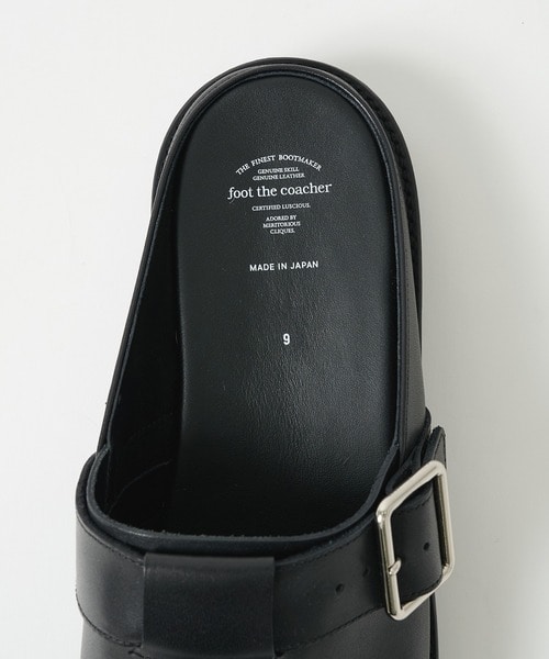 LEATHER BELT MULE foot the coacher