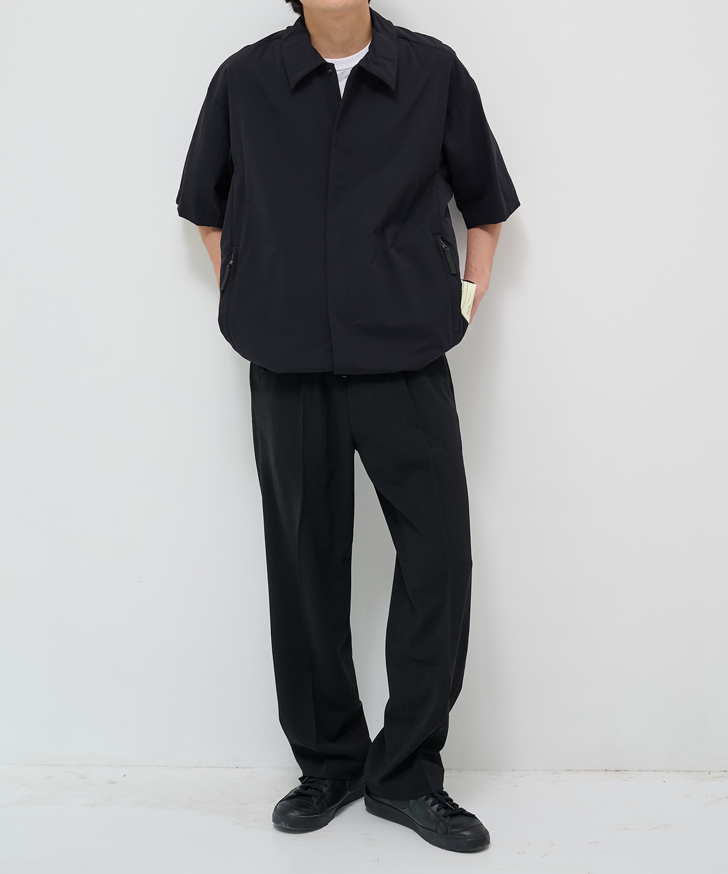 【エヌハリウッド】9261-SH51-004 DRAWSTRING SHIRT N.HOOLYWOOD