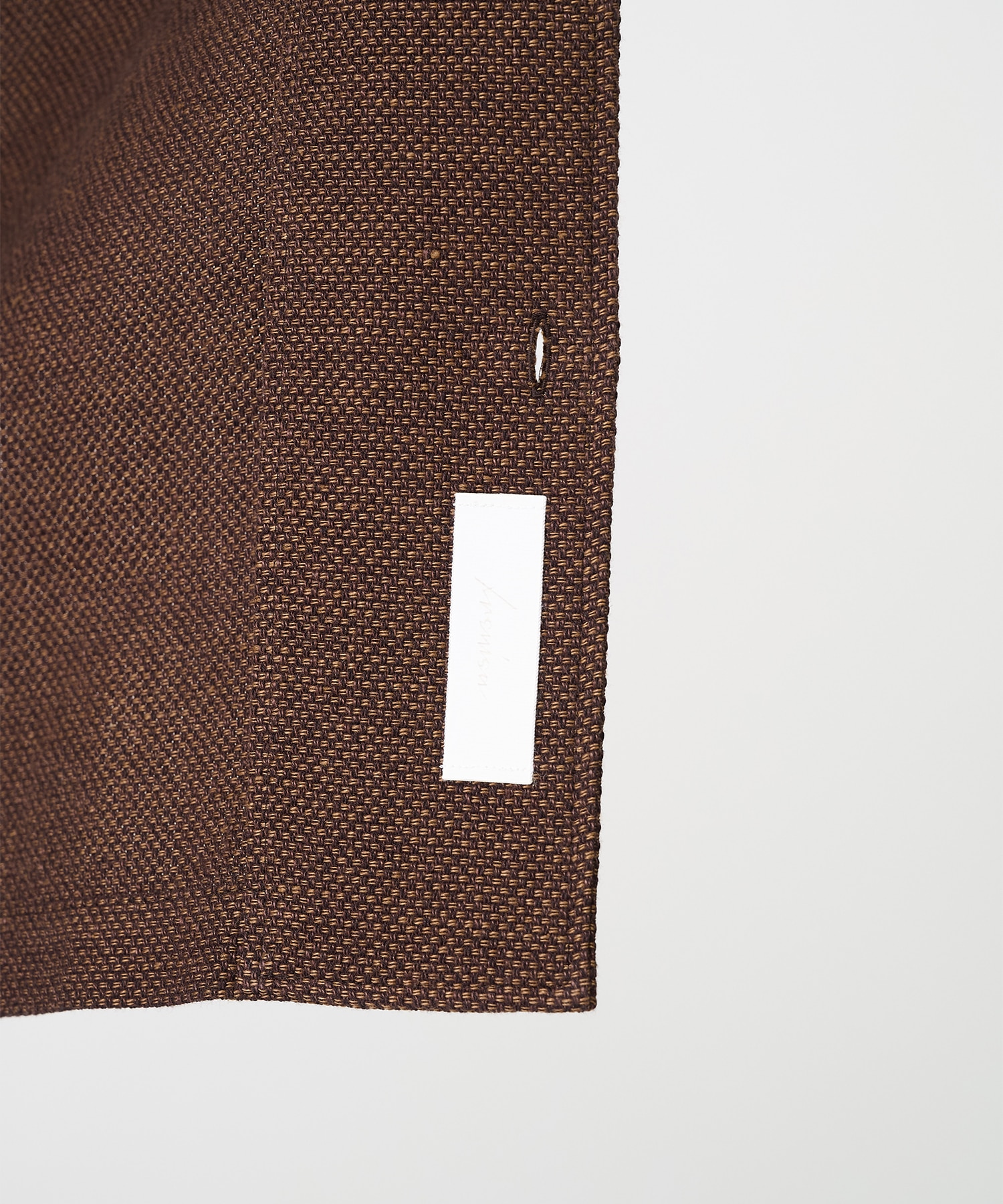 【イレニサ】別注SUMMER TWEED OPEN COLLAR SHIRT IRENISA