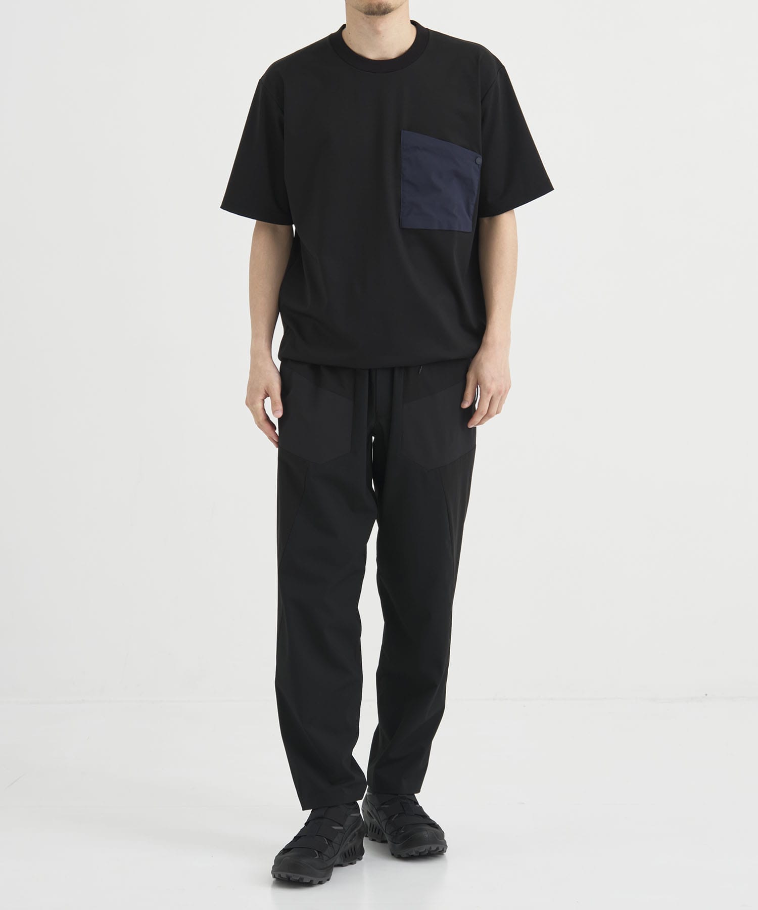 別注 DRAW CORD S/S POCKET TEE White Mountaineering
