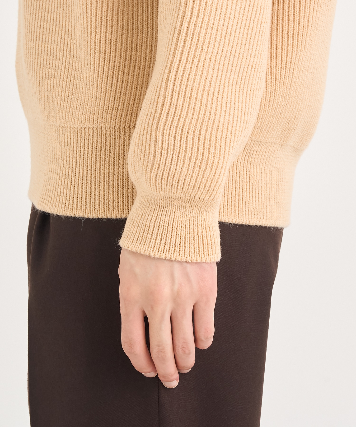 25WCM-N07305 HALF ZIP KNIT kolor