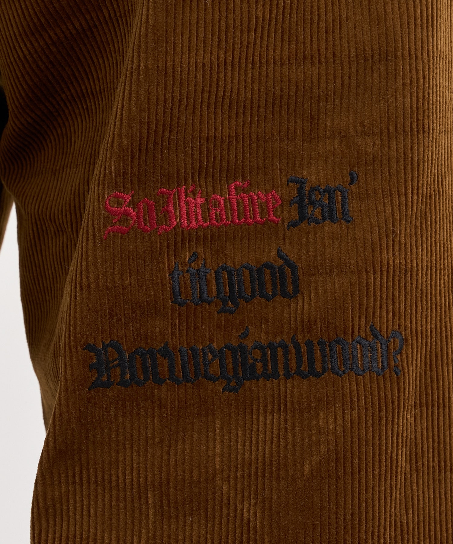 Embroidery-design pants | KHOKI