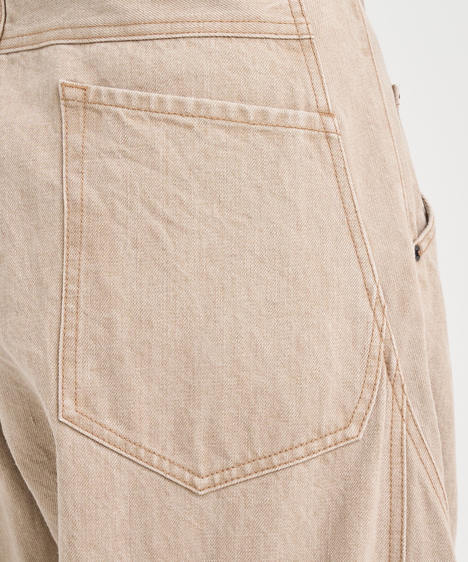 3D cutting denim pants 