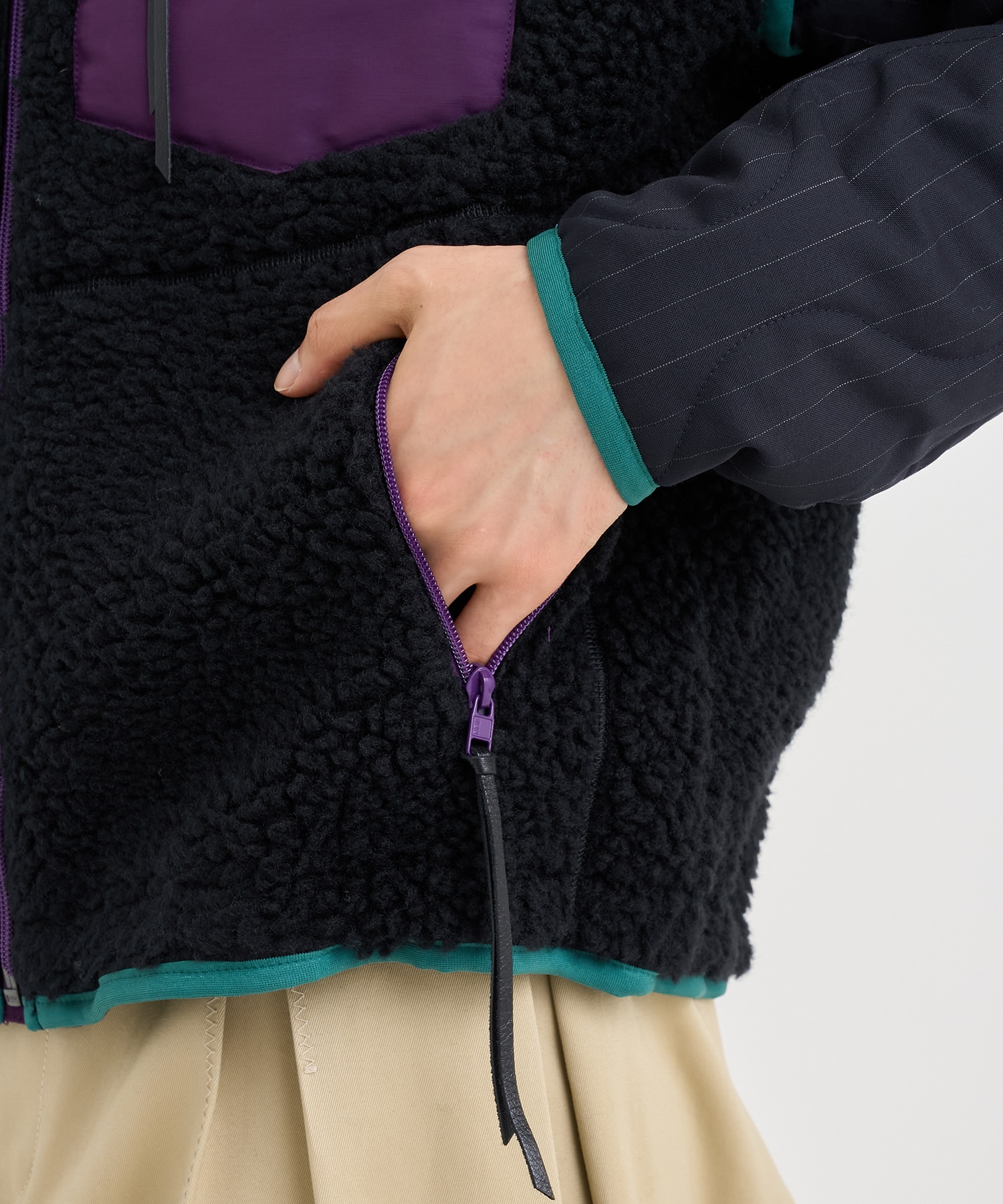 Freece-texture jacket 