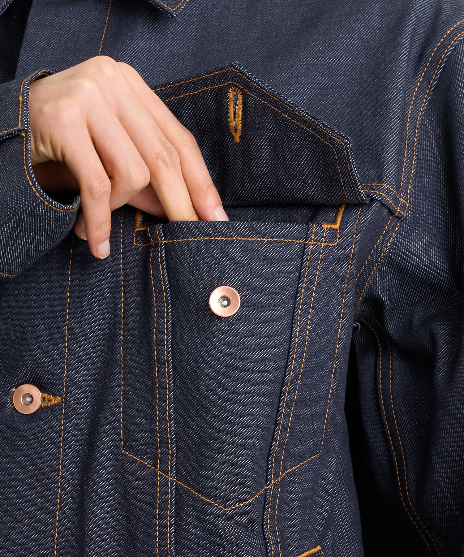 25WBM-G06141 DENIM JACKET kolor